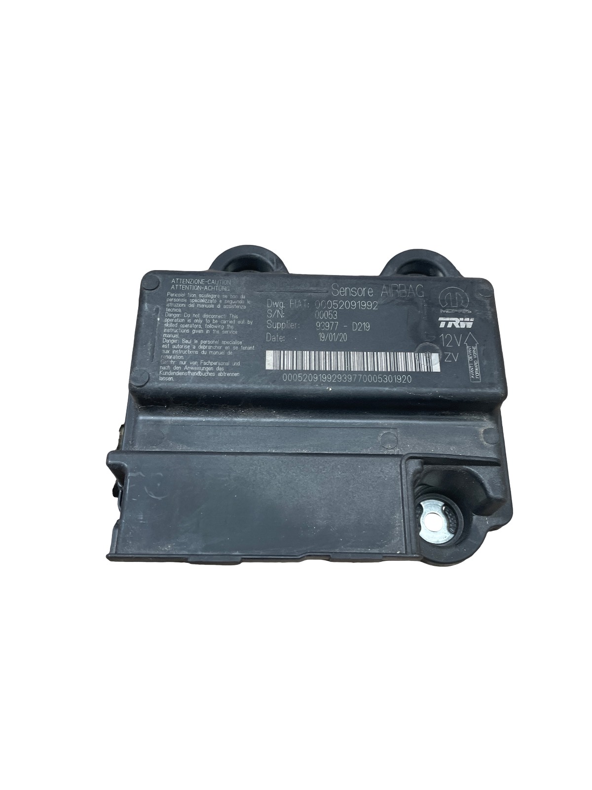 Centralina Comando Airbag (Trw Mopar Mopar) 52040836 93977-D219 Usato