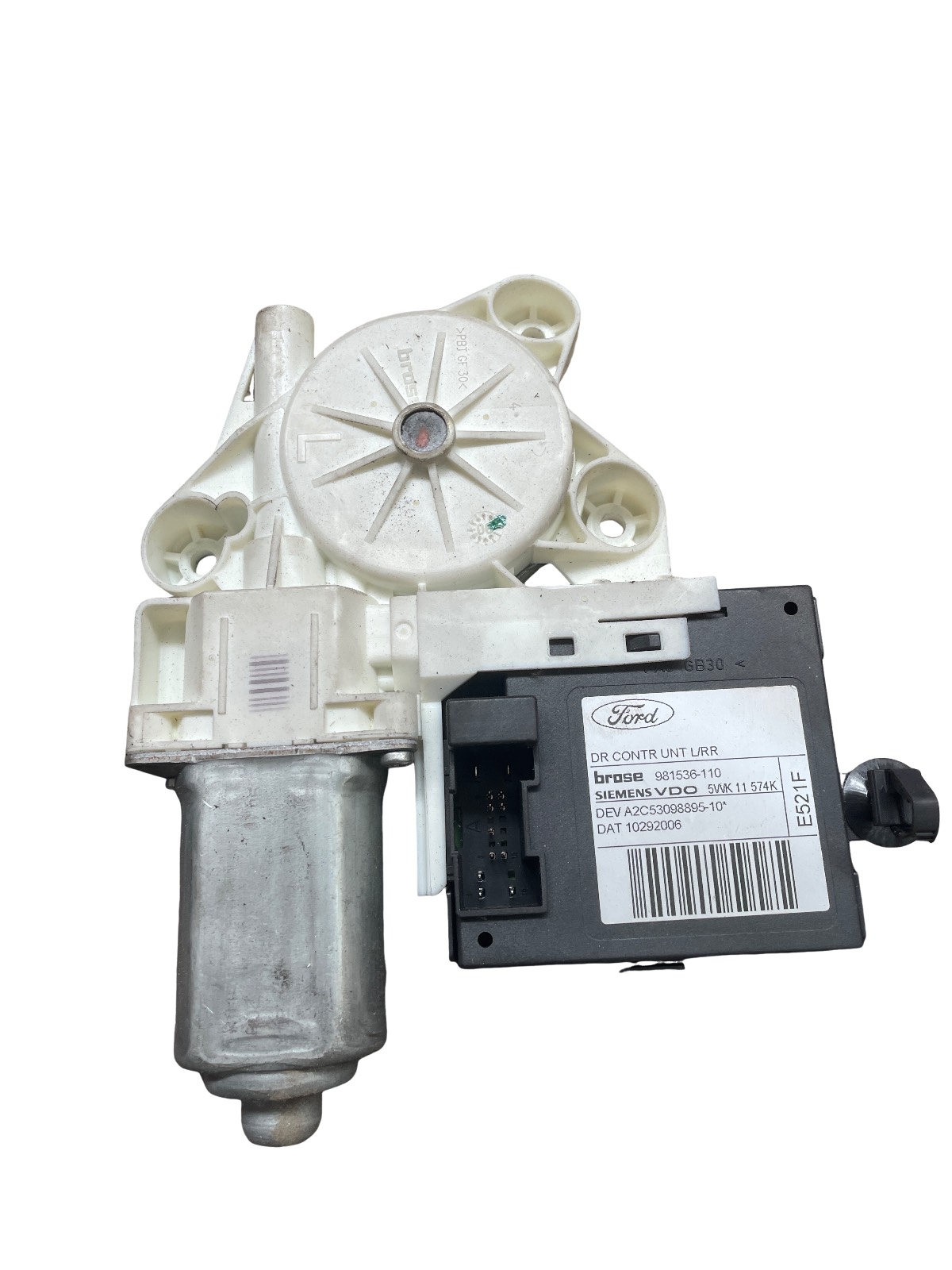 Motorino Alzacristallo Porta Post. Sinistro (Brose Siemens Vdo Ford Brose) 1430350 981536-110 Usato
