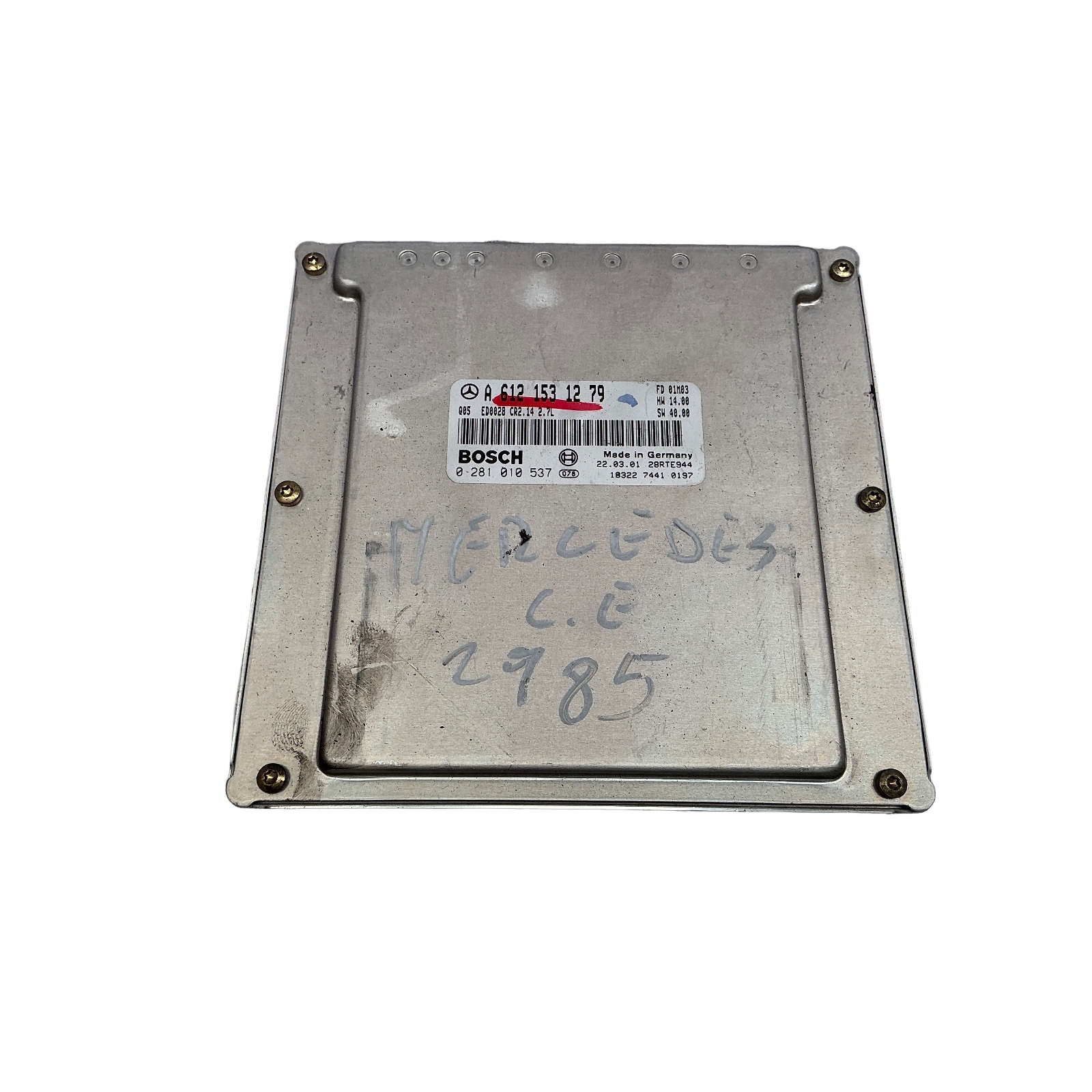 Centralina Iniezione (Bosch) A6121531279 0 281 010 537 Usato