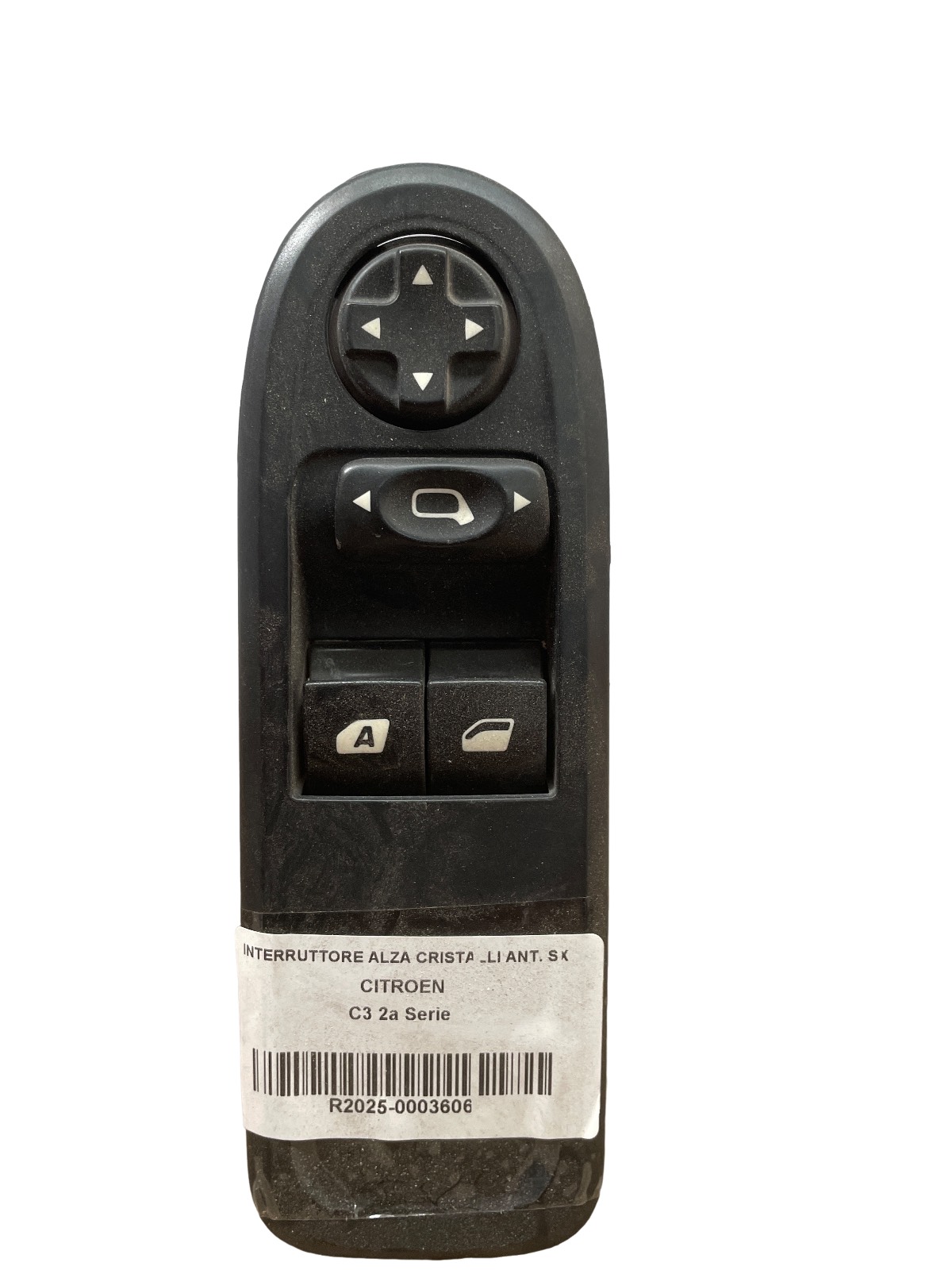 Interruttore Alzacristalli Porta Ant. Sinistro (Citroen Peugeot Citroen Delphi Delphi) 96637530XT Usato