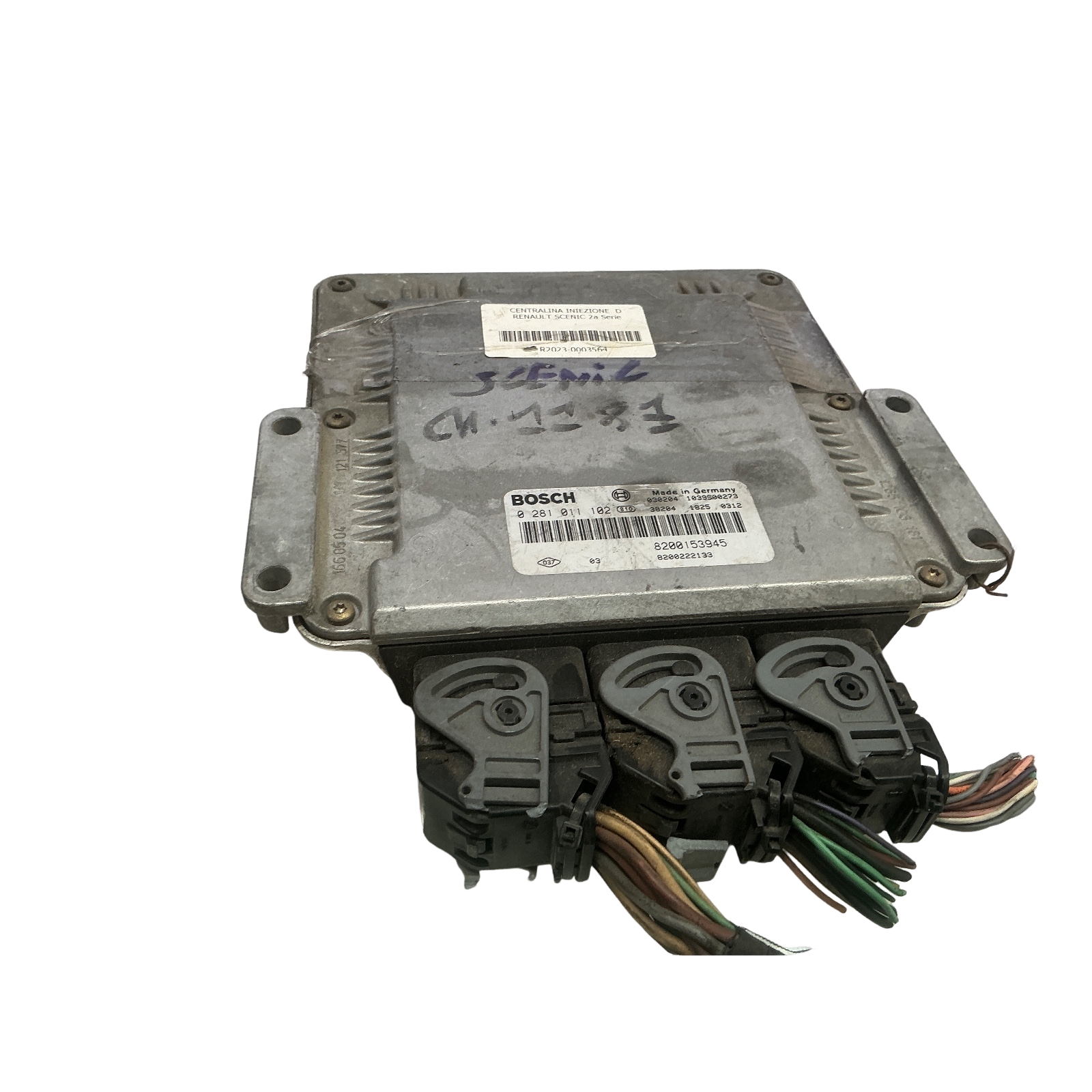 Centralina Iniezione (Bosch) 8200120477 0 281 011 102 Usato