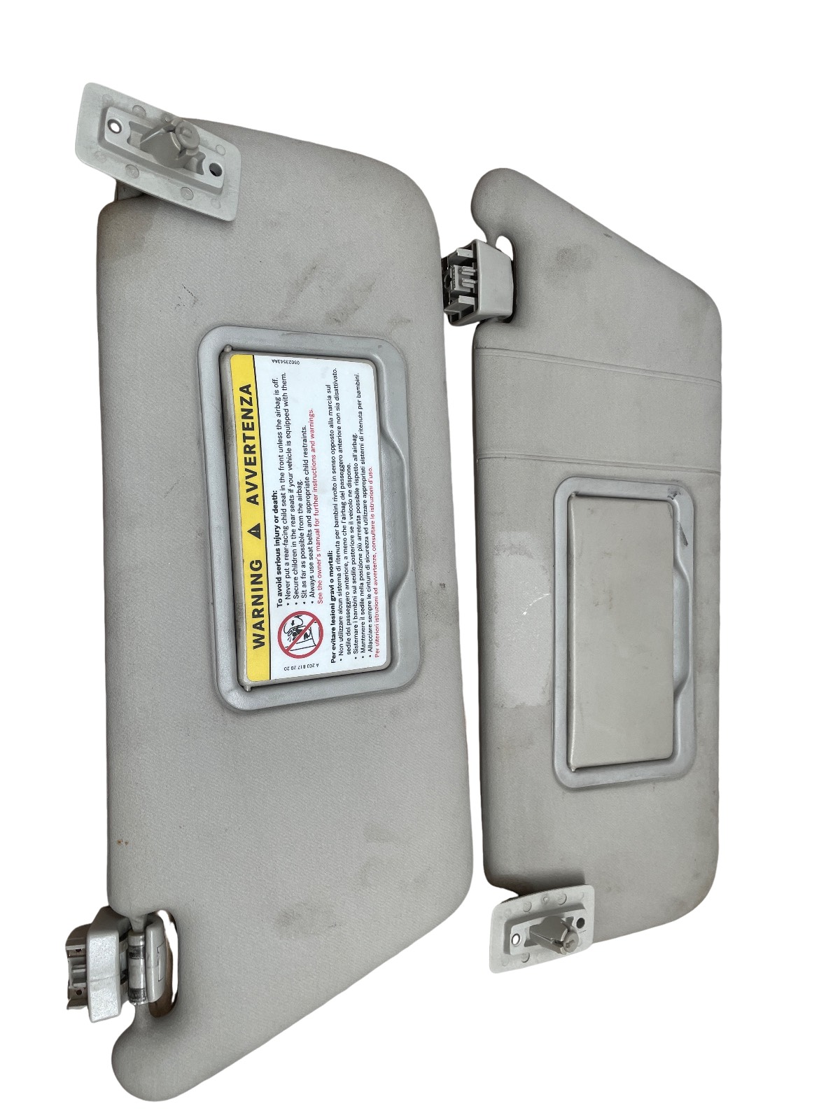 Alette Parasole Destro Sinistro (Mercedes-benz) A1688100410 A2038172020 Usato