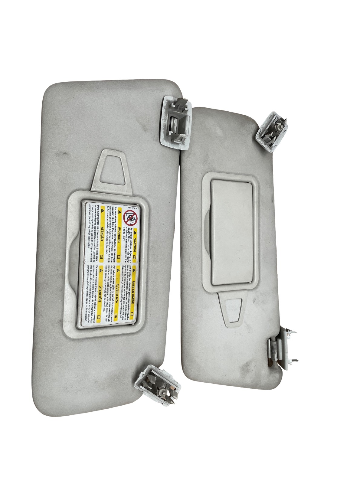 Alette Parasole Destro Sinistro (Mercedes-benz) A16981008107H48 A1698100210 Usato