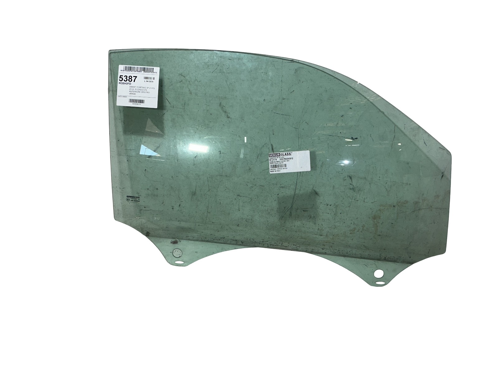 Scendente Porta Ant. Destro (Sekurglass Saint-gobain Sekurit Sekur Glass) A4517250010 4751204230 Usato