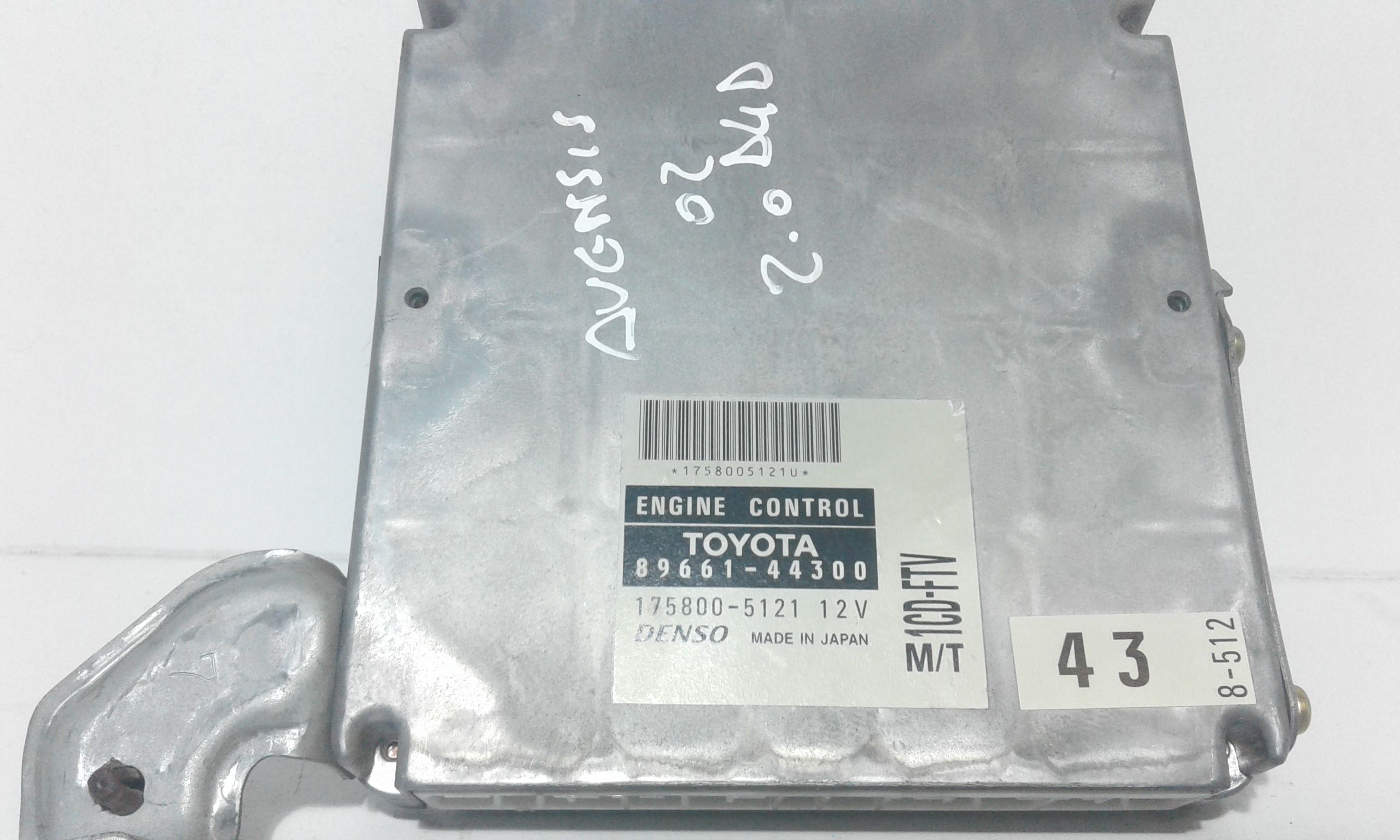 Centralina Iniezione (Toyota Denso) 8966144262 175800-5121 Usato