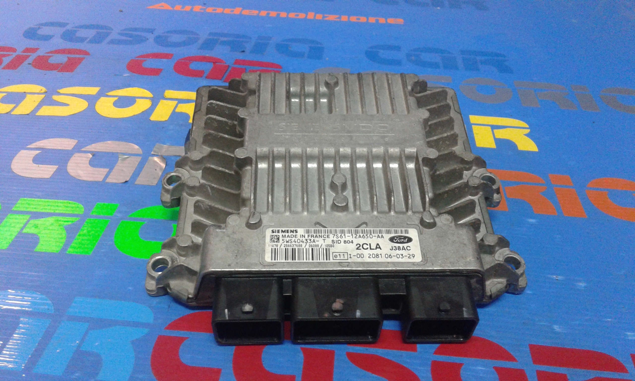 Centralina Iniezione (Siemens Ford) 1360194 5WS40433A-T Usato