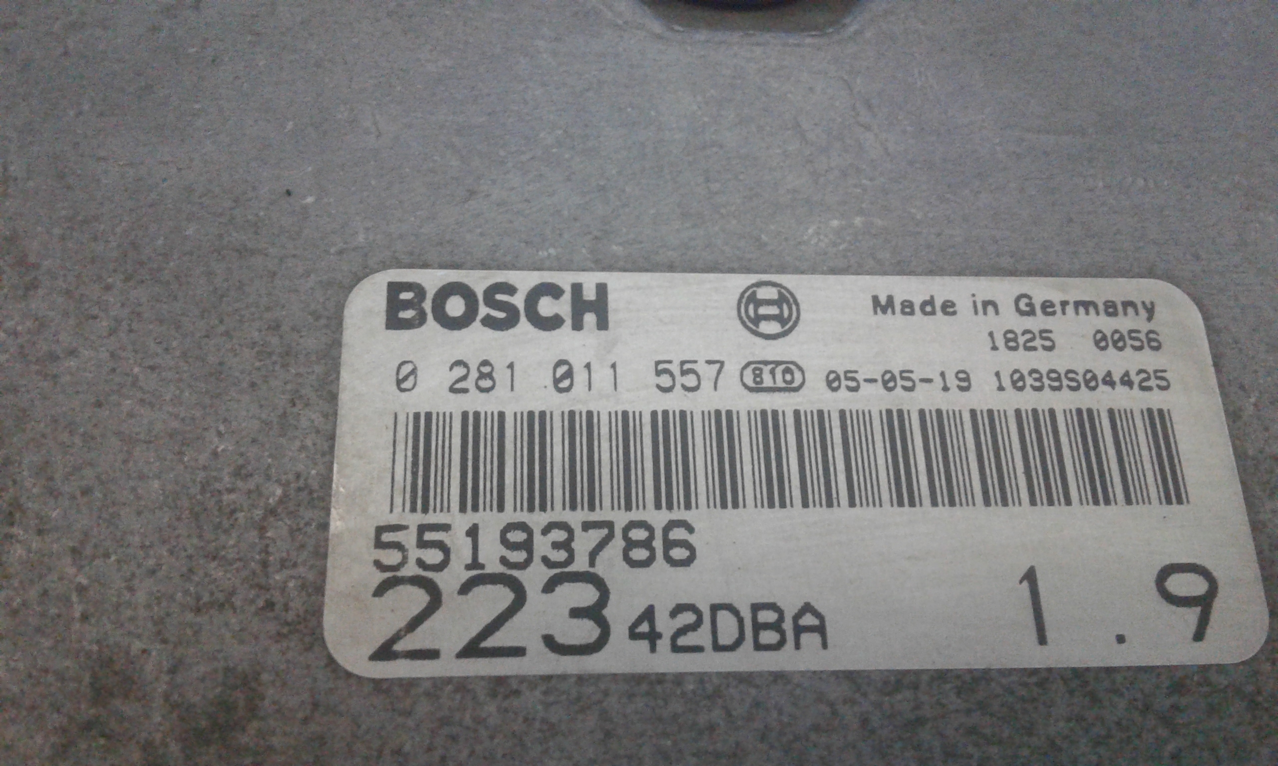 Centralina Iniezione (Bosch) 51759029 0 281 011 557 Usato