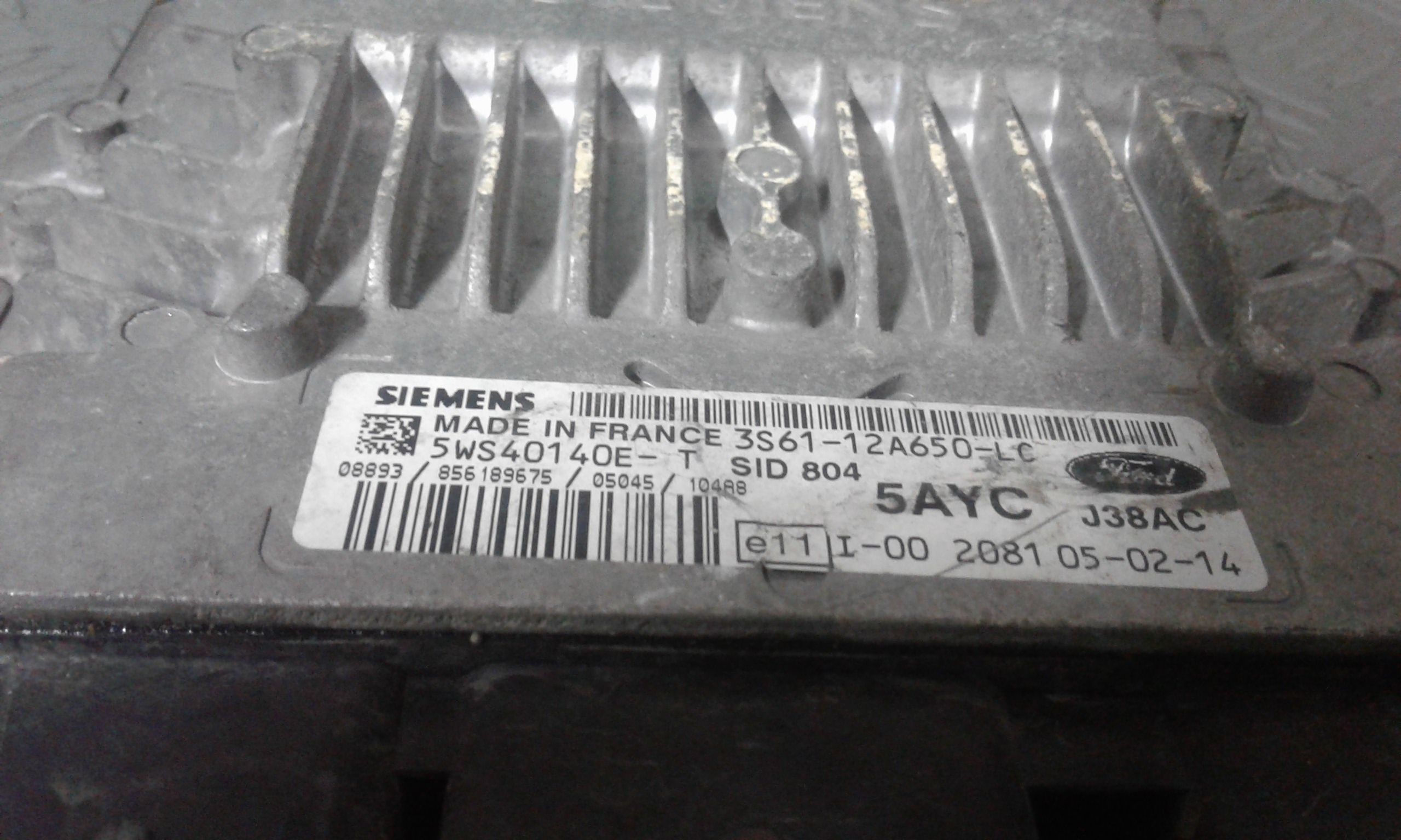 Centralina Iniezione (Siemens Ford) 1363938 5WS40140E-T Usato