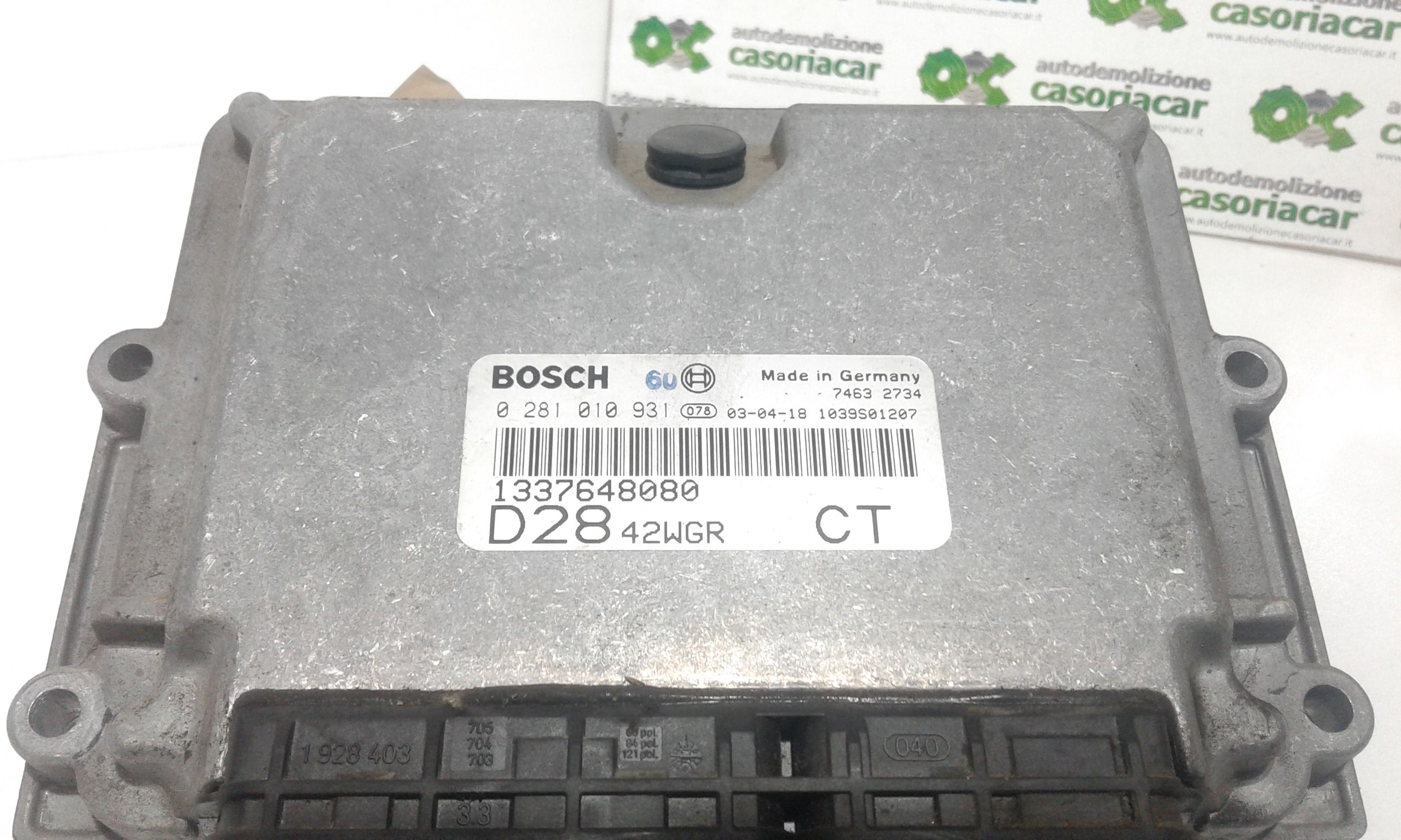 Centralina Iniezione (Bosch) 71783580 0 281 010 931 Usato