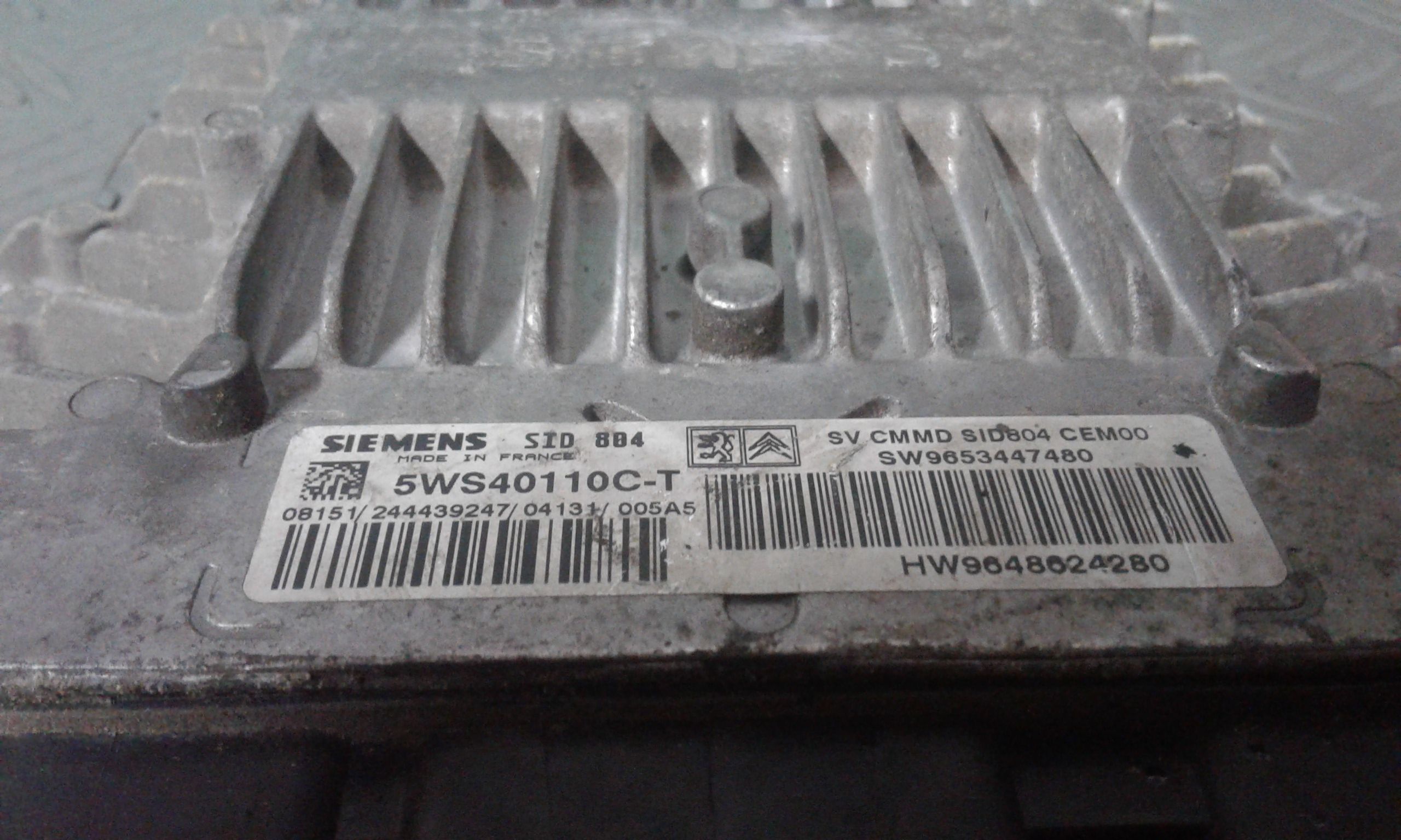 Centralina Iniezione (Siemens) 1938SZ 5WS40110C-T Usato