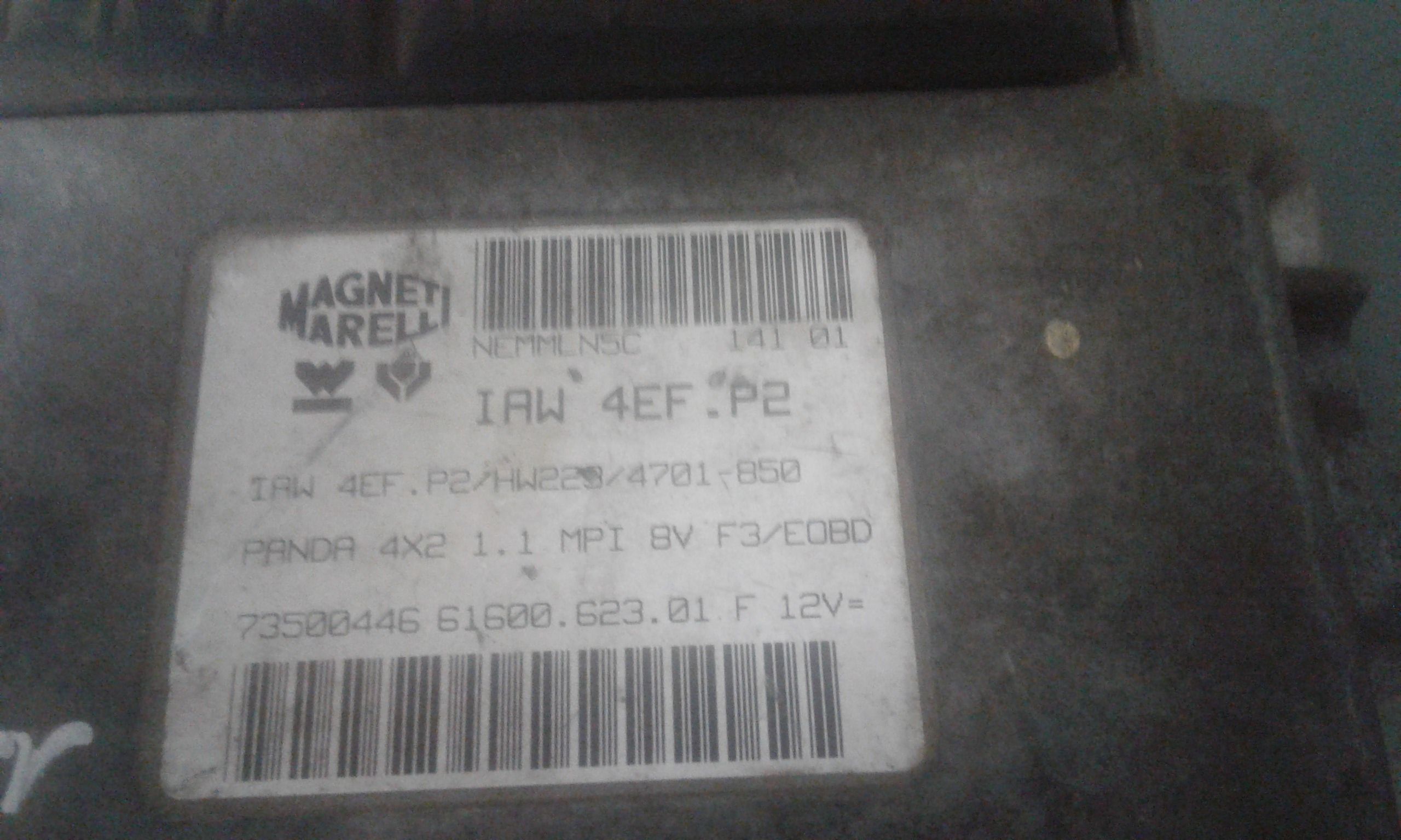 Centralina Iniezione (Magneti Marelli) 46767823 61600.623.01 Usato