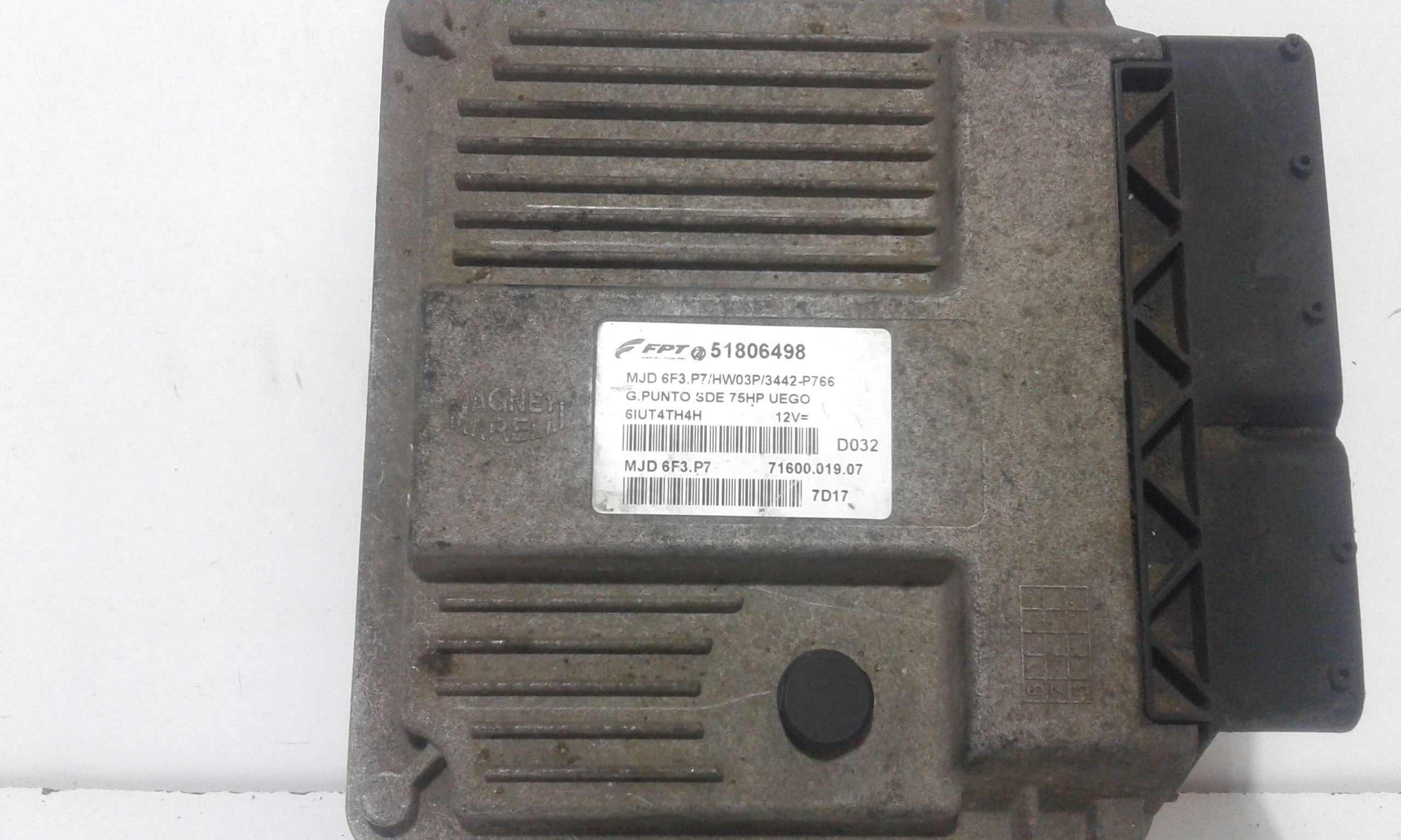 Centralina Iniezione (Fpt Magneti Marelli) 51819351 71600.019.07 Usato