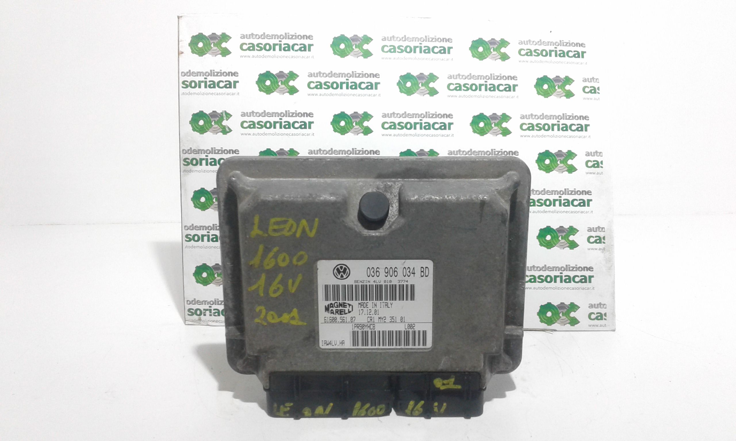Centralina Iniezione (Magneti Marelli Vw Magneti Marelli) 06A906018GC 61600.561.07 Usato