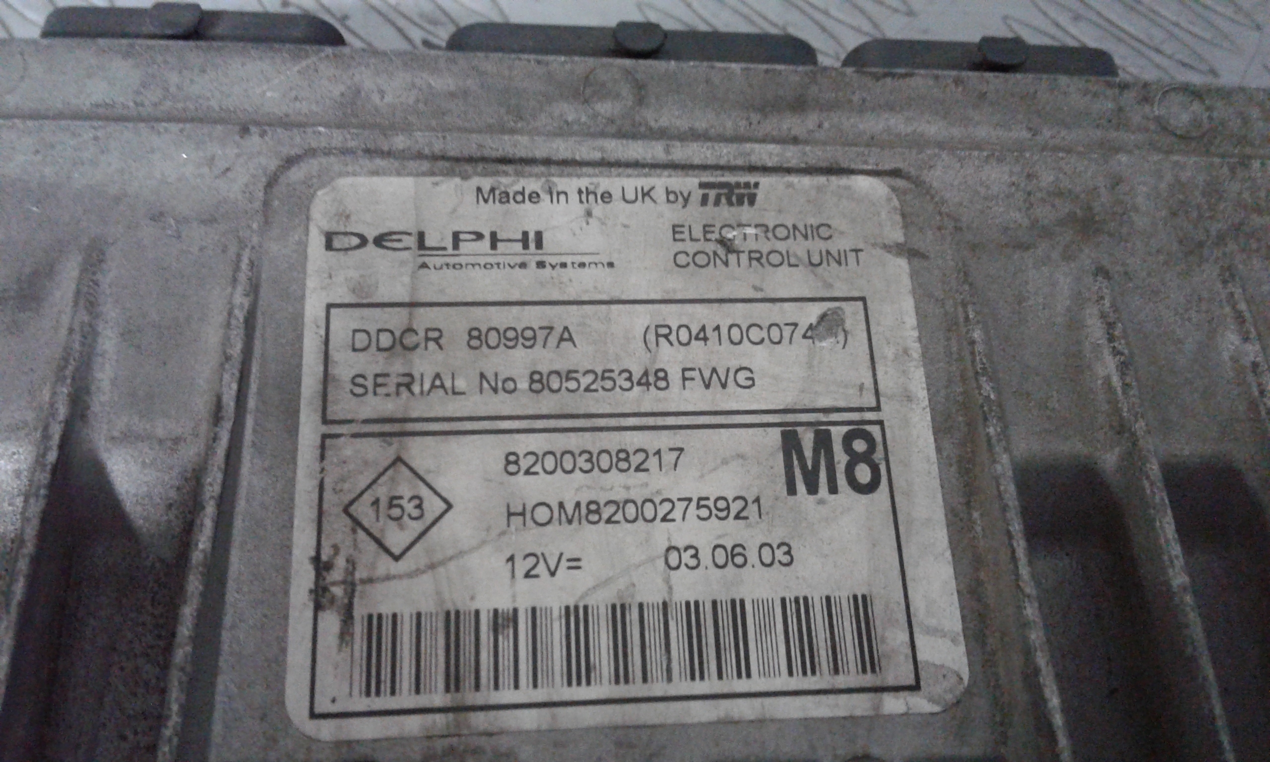 Centralina Iniezione (Delphi Trw) 23710AX32D Usato