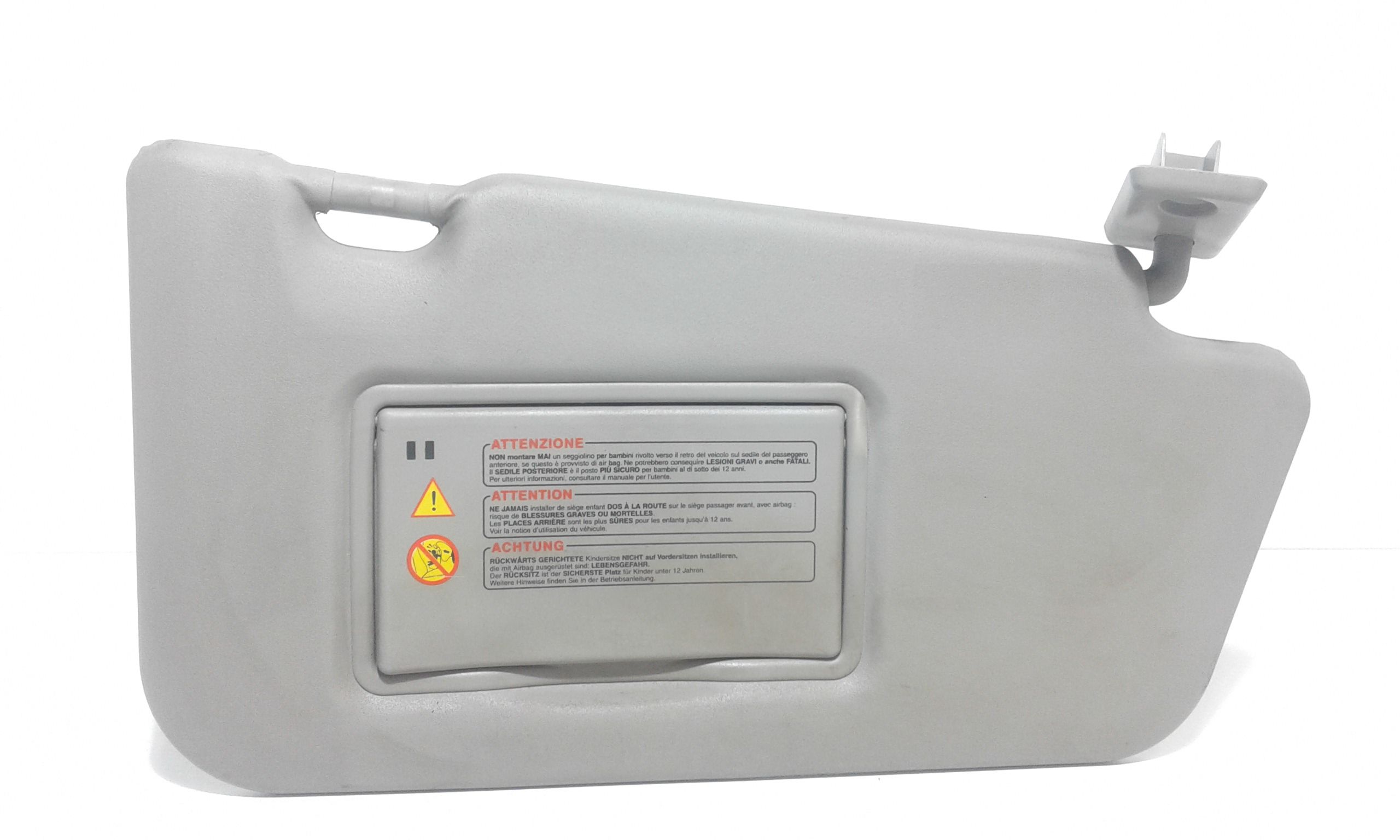aletta parasole parabrezza destro - Immagine 1 di 4