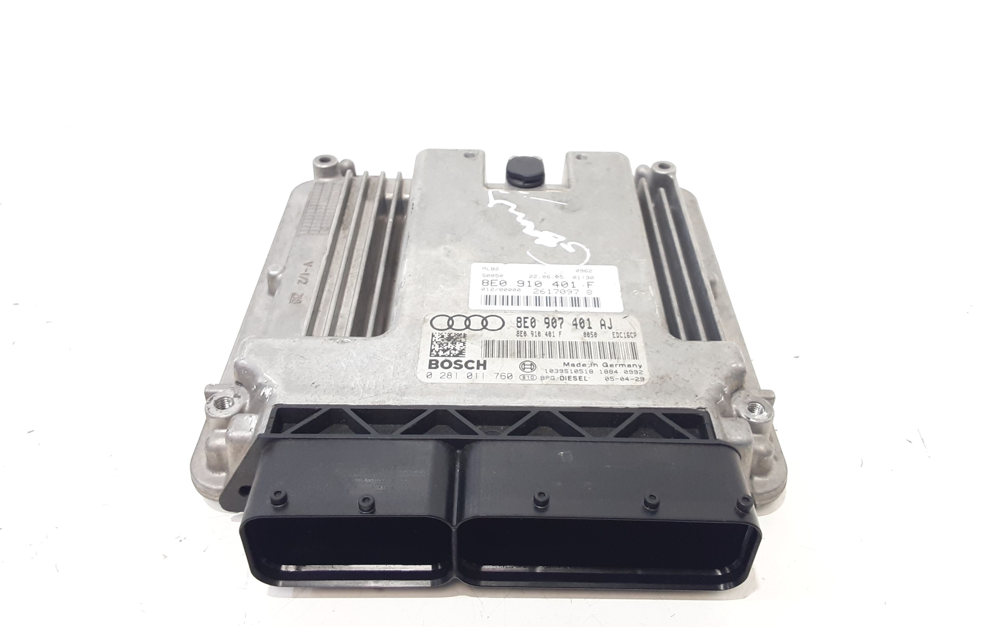 Centralina Iniezione (Bosch Bosch Audi) 8E0909557RX 0281011760 Usato