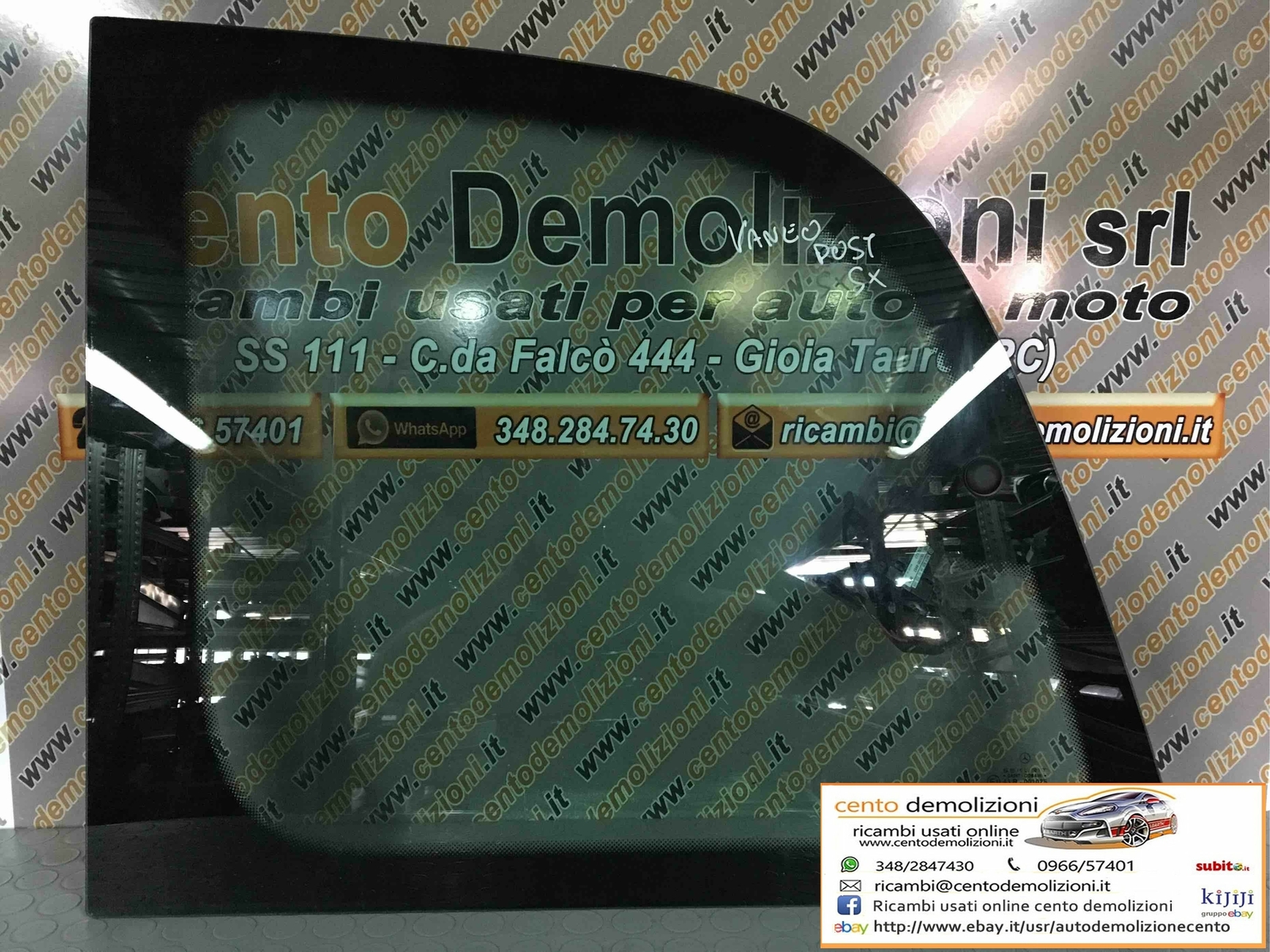 Scendente atermico porta post. Sinistro - Immagine 1 di 1