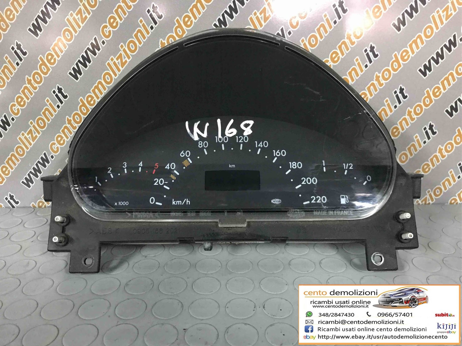 Quadro Strumenti Compl. A1685403911 Usato
