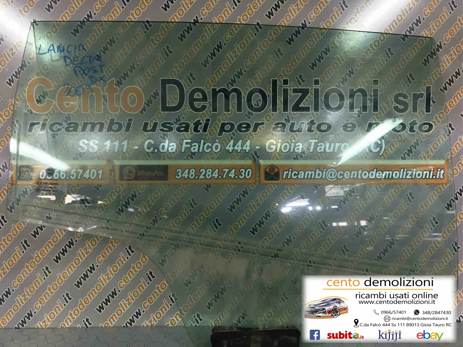 Scendente atermico porta post. Destro - Immagine 1 di 1