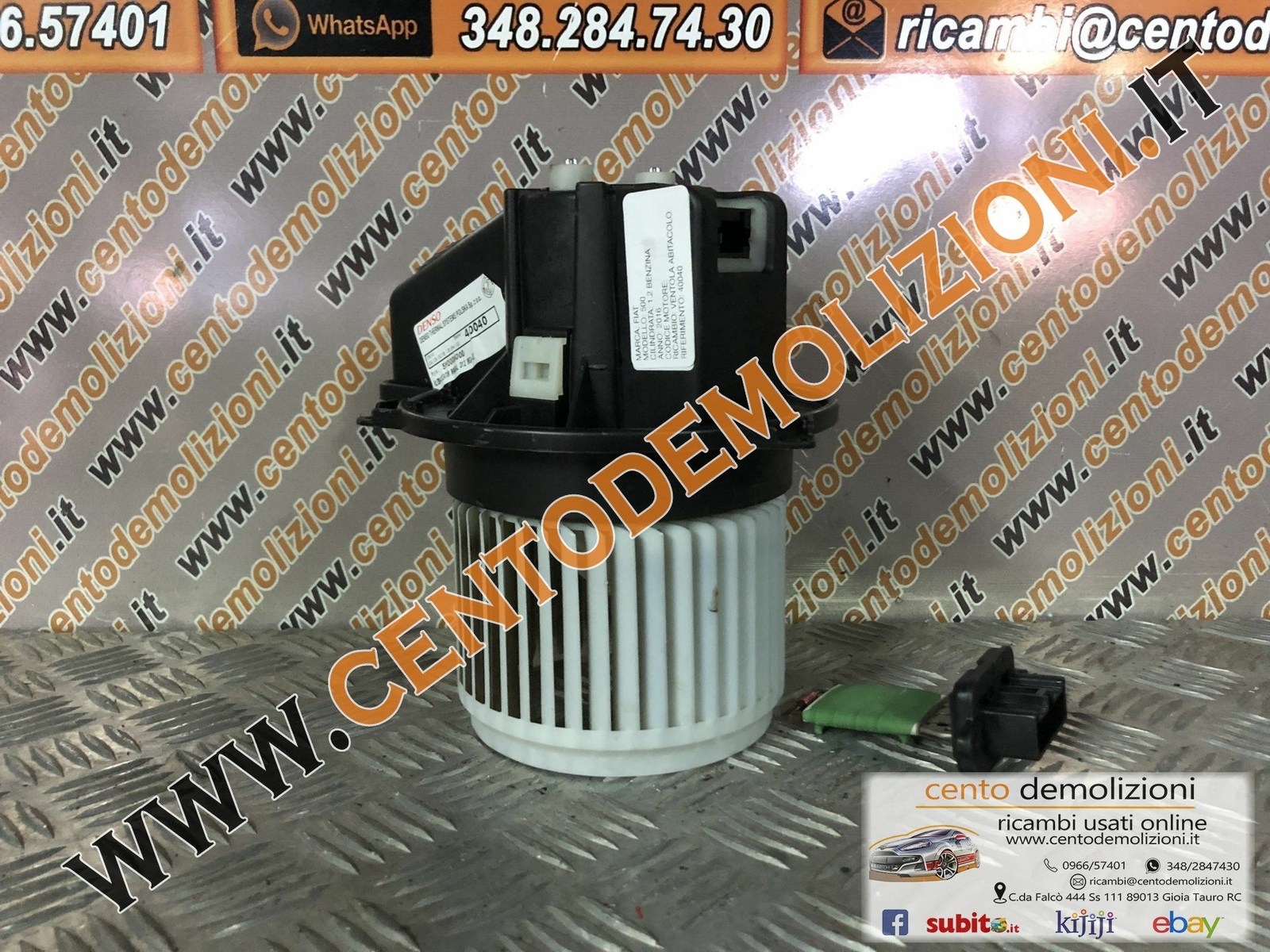 Motorino ventilazione abitacolo - Immagine 1 di 2