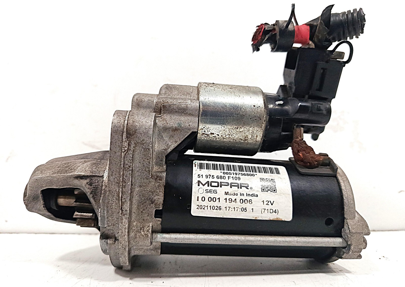 Motorino Avviamento (Mopar) 51975680 0001194006 Usato