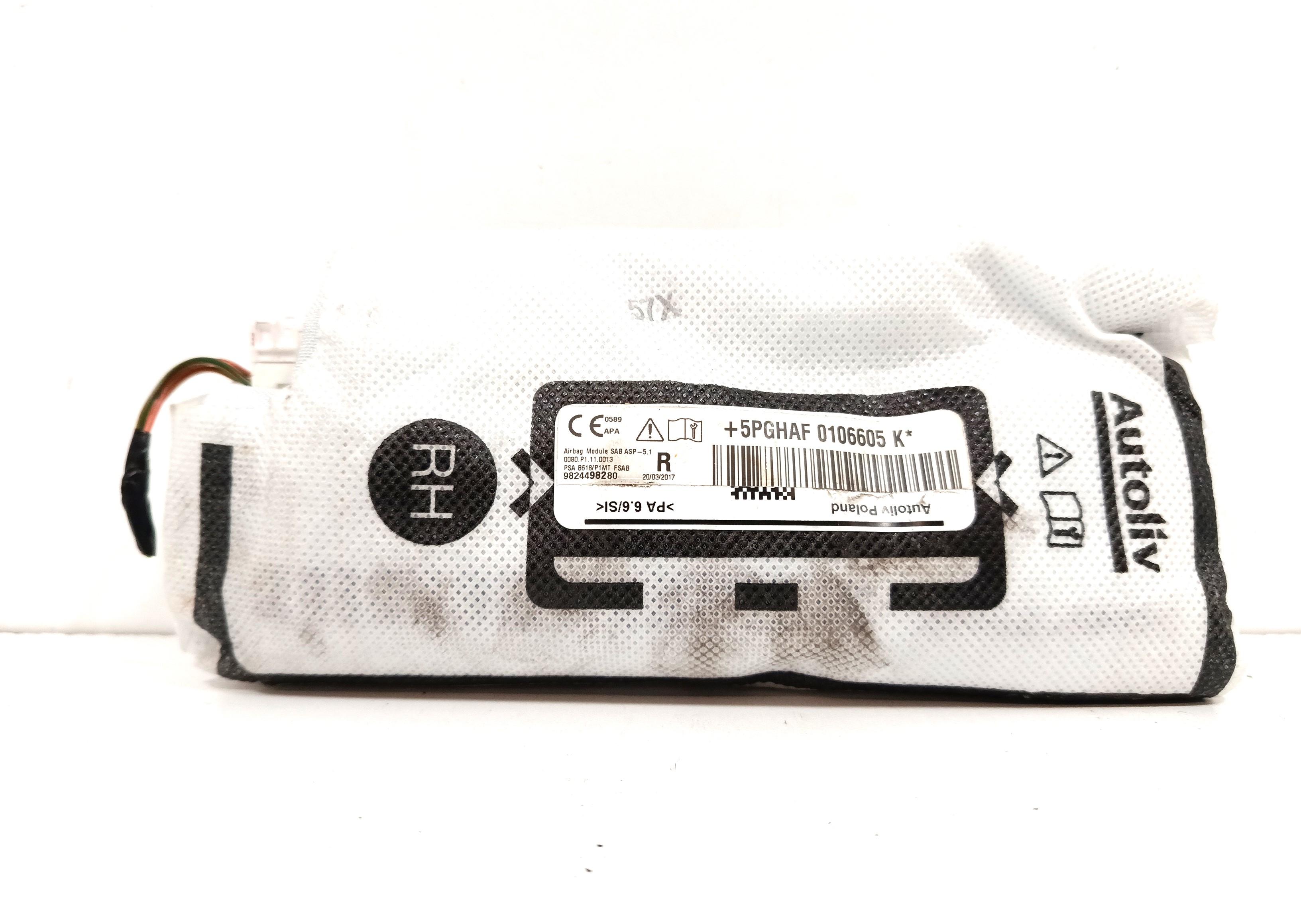 Dispositivo Airbag Lat. Destro 9824498280 Usato