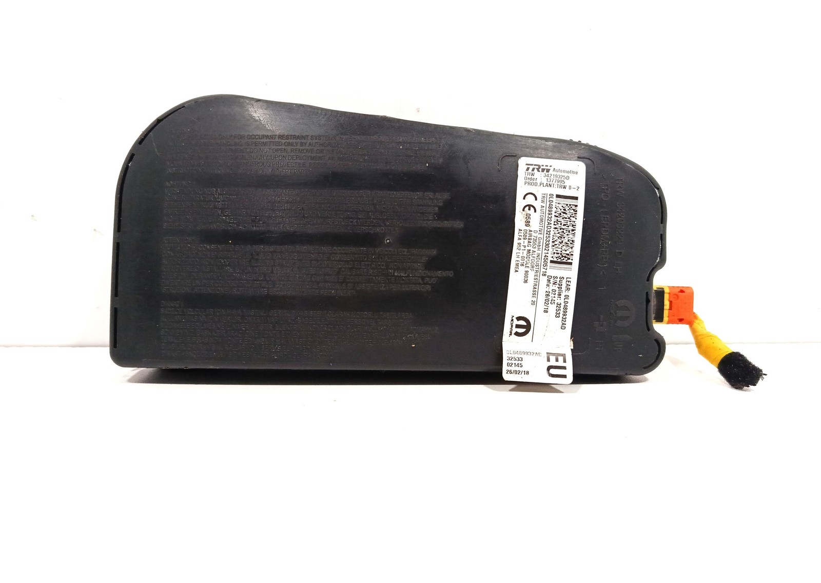 Dispositivo Airbag Lat. Sinistro 0L0489932AD Usato