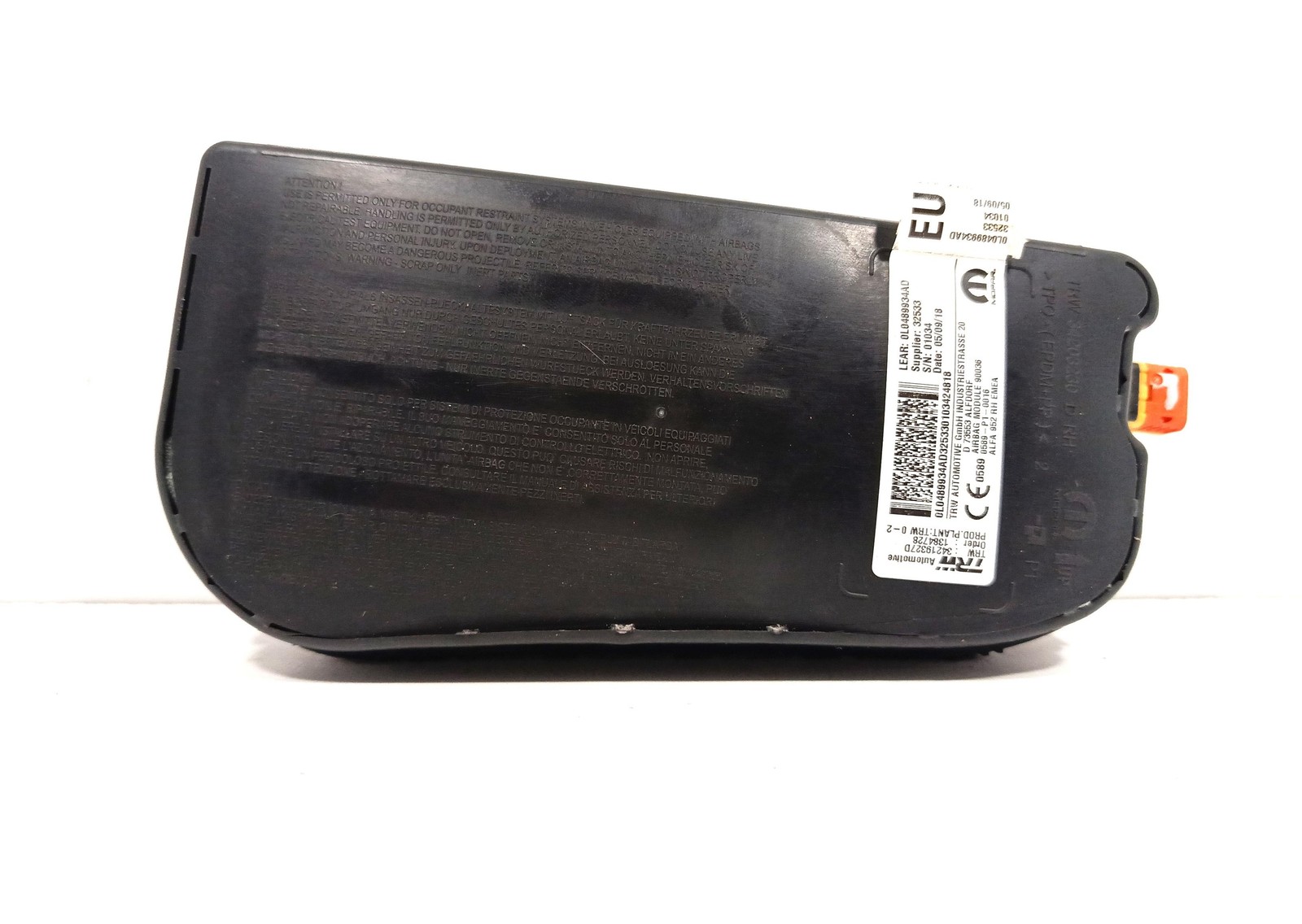 Dispositivo Airbag Lat. Destro 0L0489934AD Usato