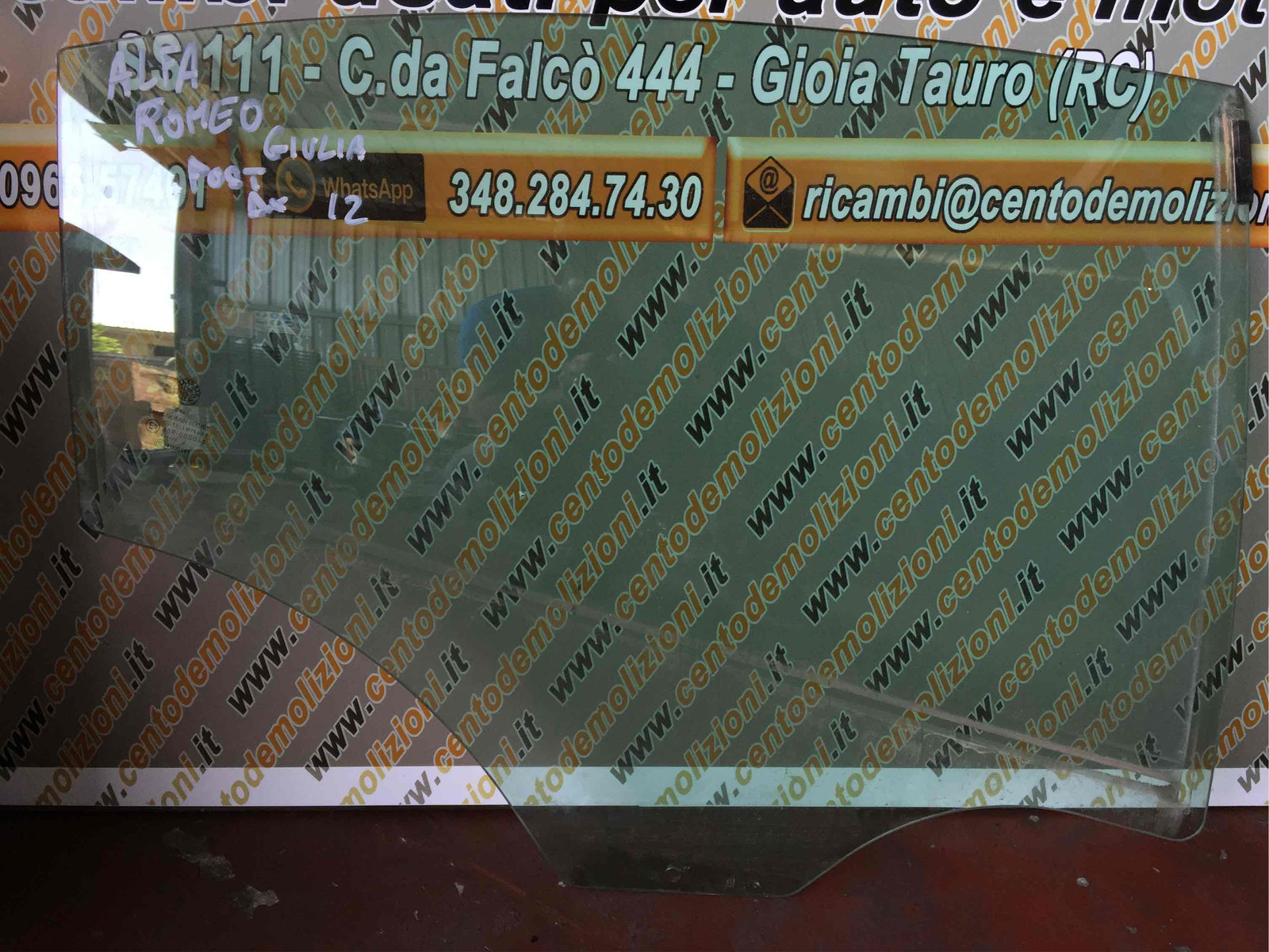 Scendente atermico porta post. Destro - Immagine 1 di 1