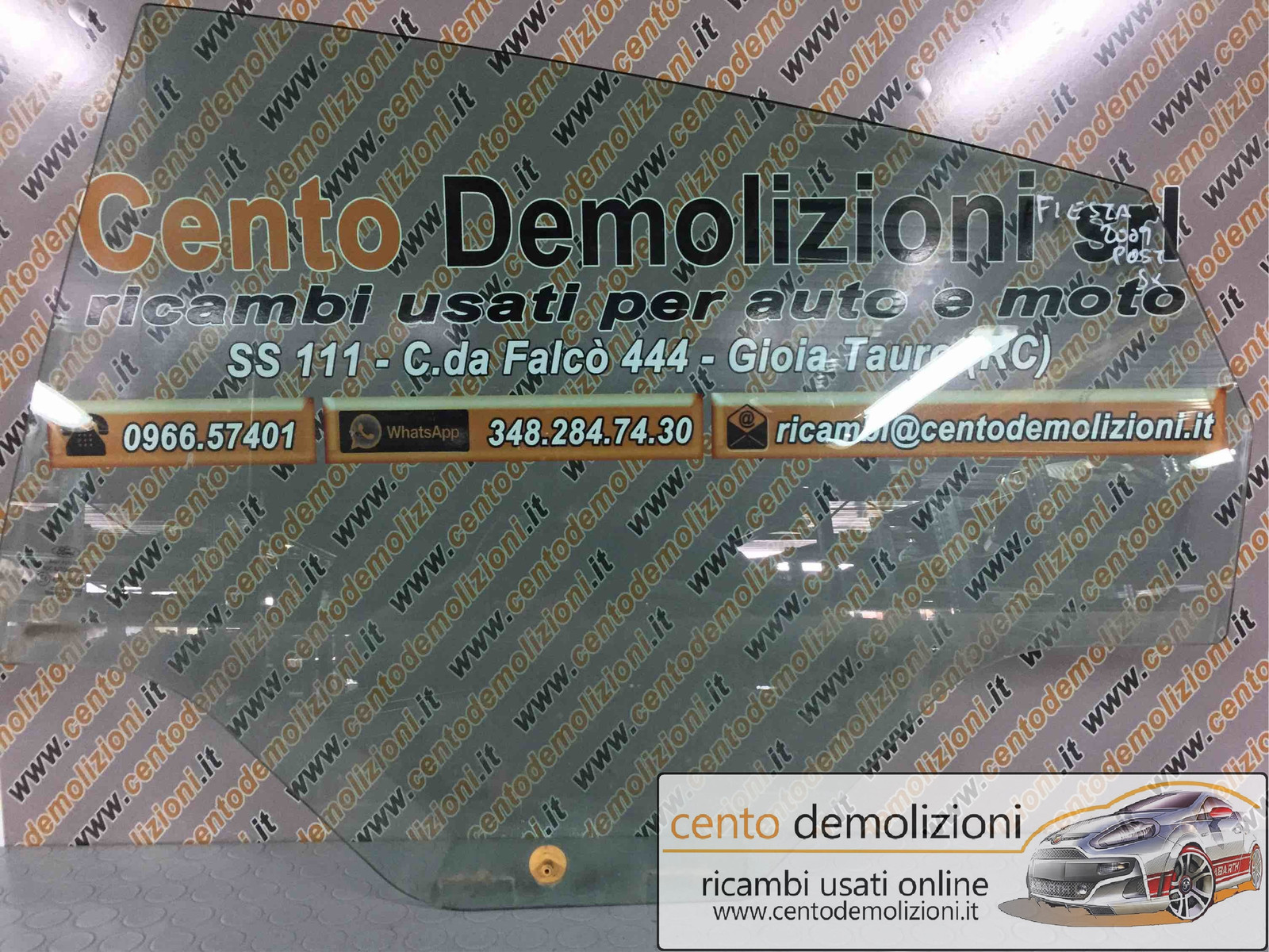 Scendente atermico porta post. Sinistro - Immagine 1 di 1