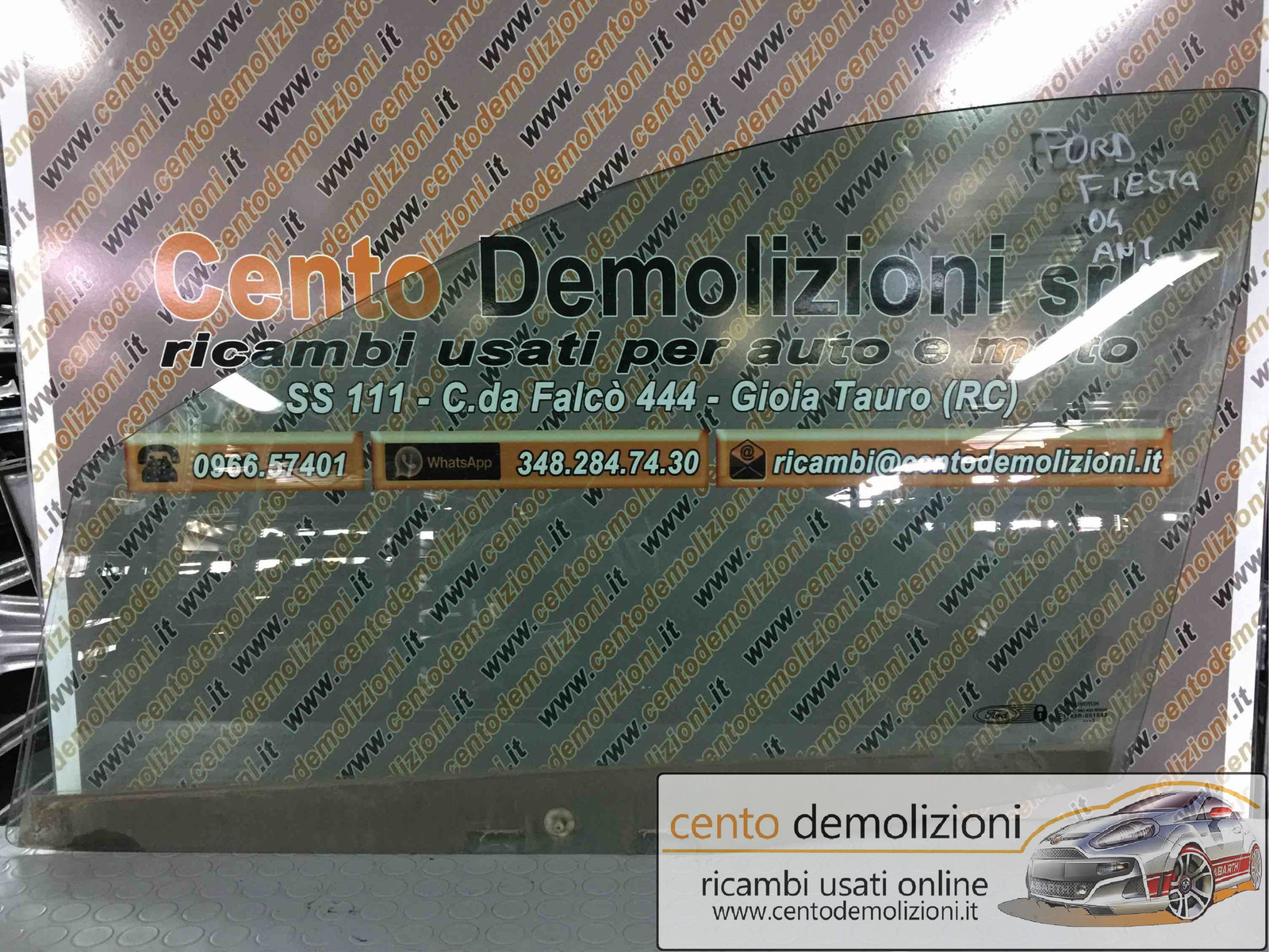 Scendente atermico porta ant. Sinistro - Immagine 1 di 1