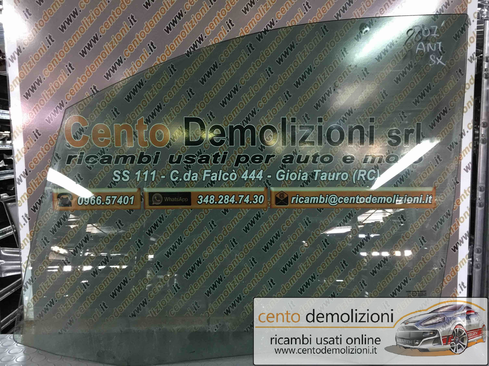 Scendente atermico porta ant. Sinistro - Immagine 1 di 1