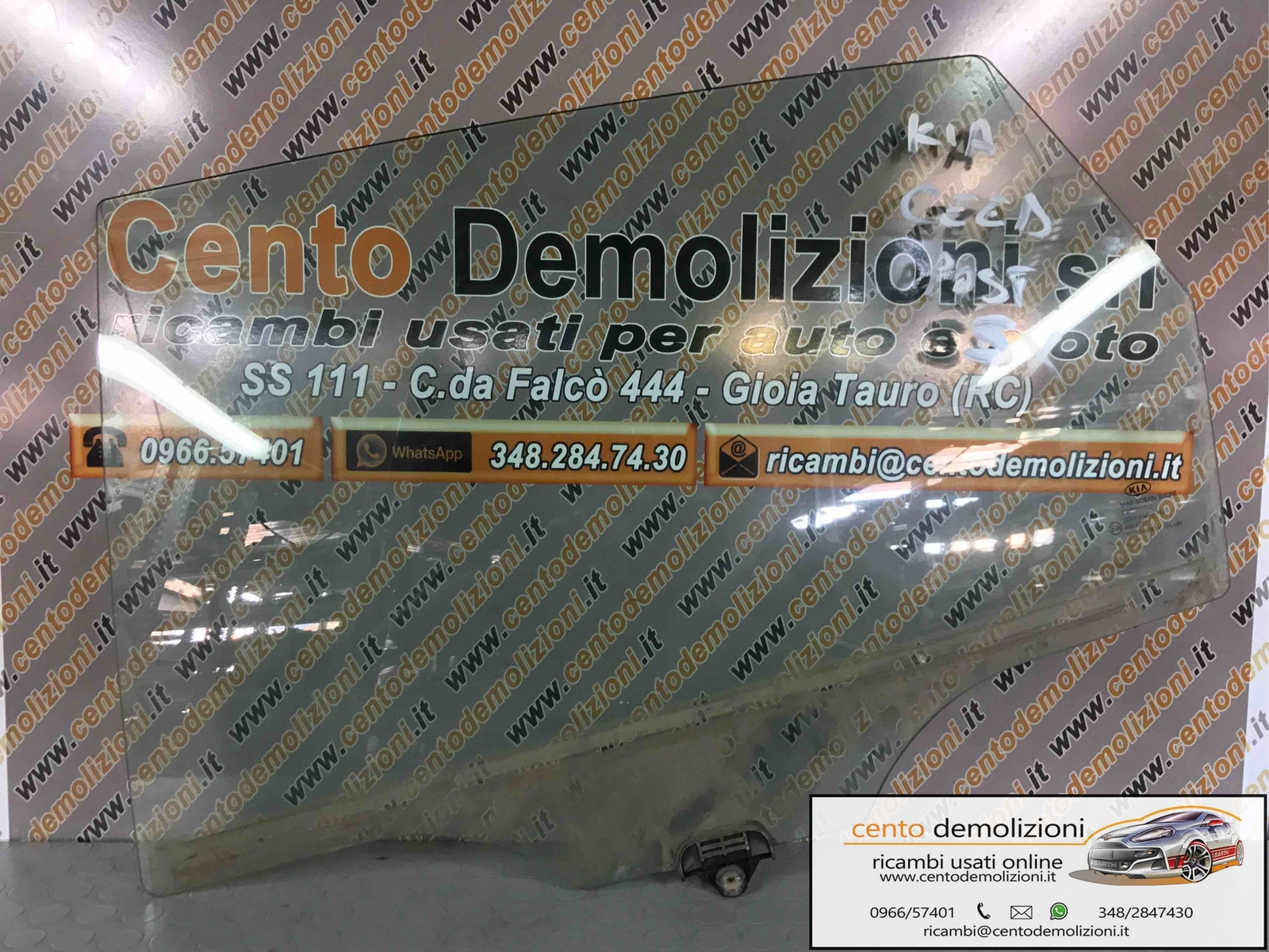 Scendente atermico porta post. Sinistro - Immagine 1 di 1