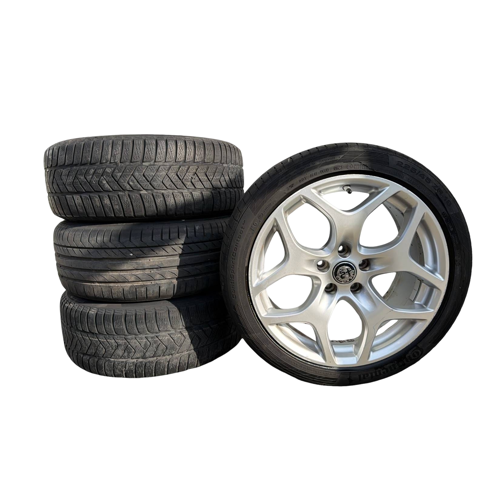 4 Cerchi In Lega (Continental Alfa Romeo) 156113545 ContiSportContact Usato