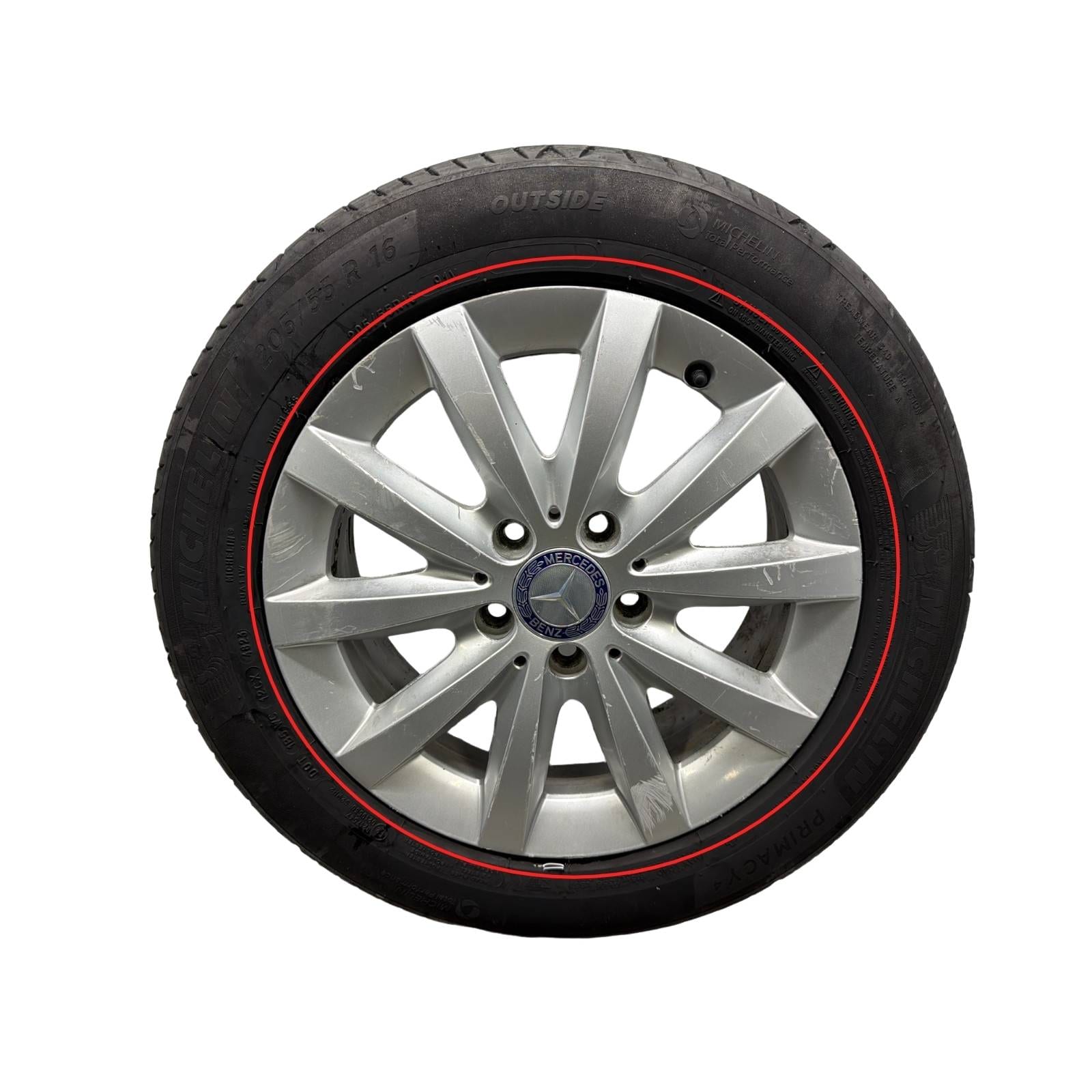 Cerchio In Lega (Michelin Mercedes-benz) A2464010202 205/55R16 Usato