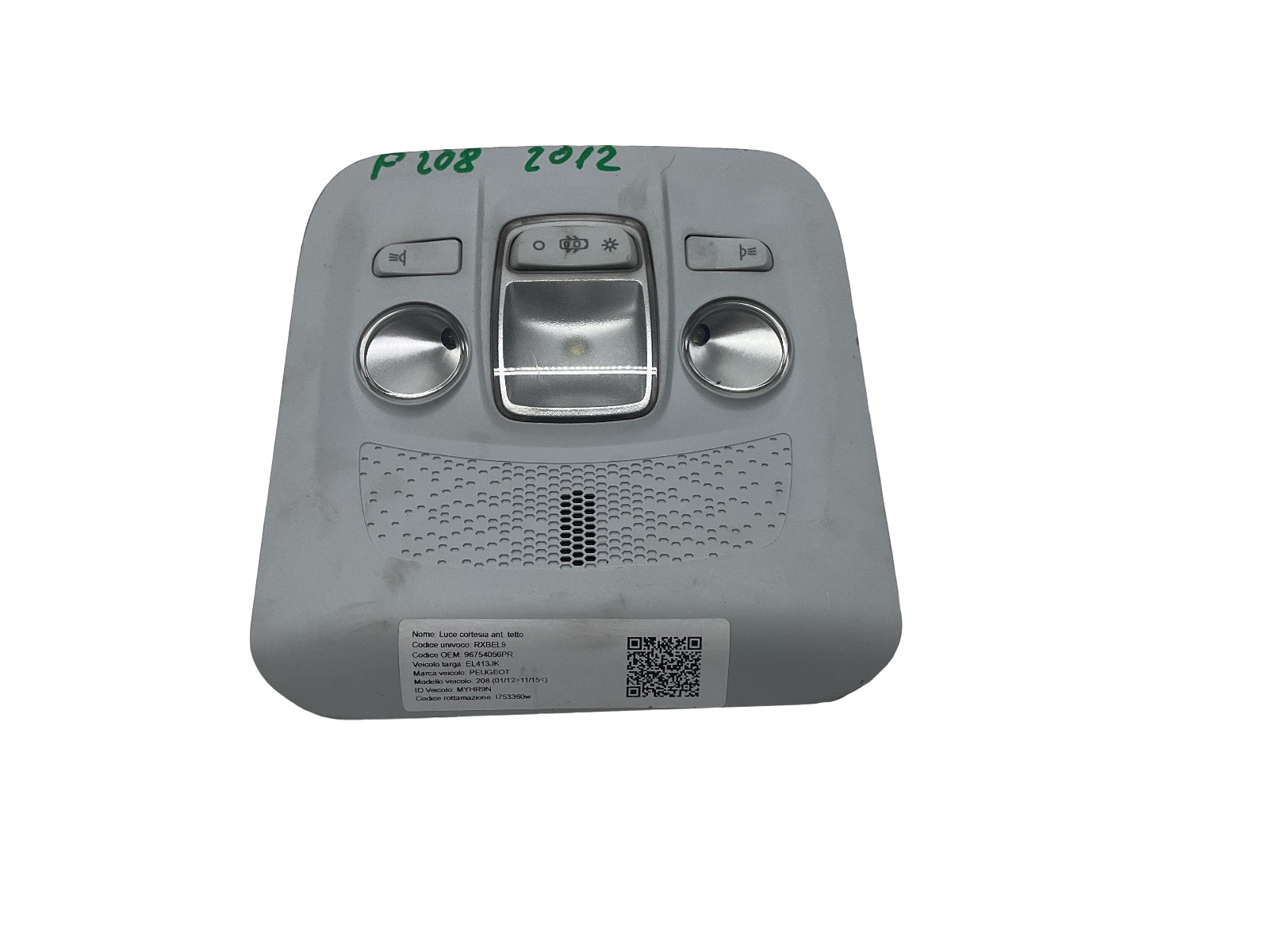 Luce Cortesia Ant. Tetto 96754056PR 96781445PR Usato