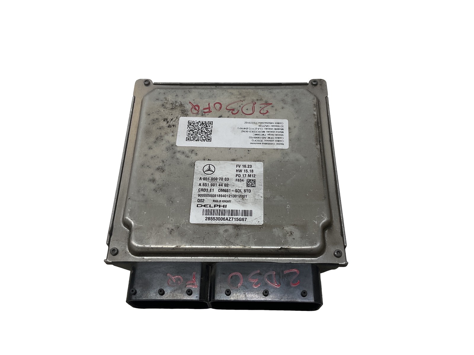 Centralina Iniezione (Delphi) A6519009702 A 651 900 70 03 Usato