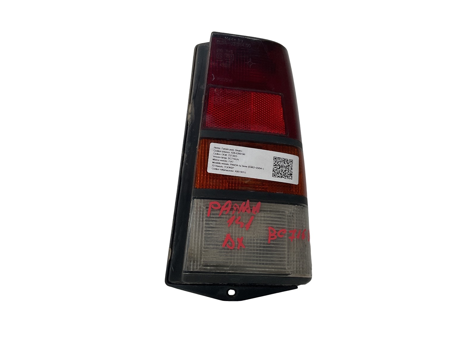 Fanale Post. Destro (Olsa) 7572825 03 554 00 Usato