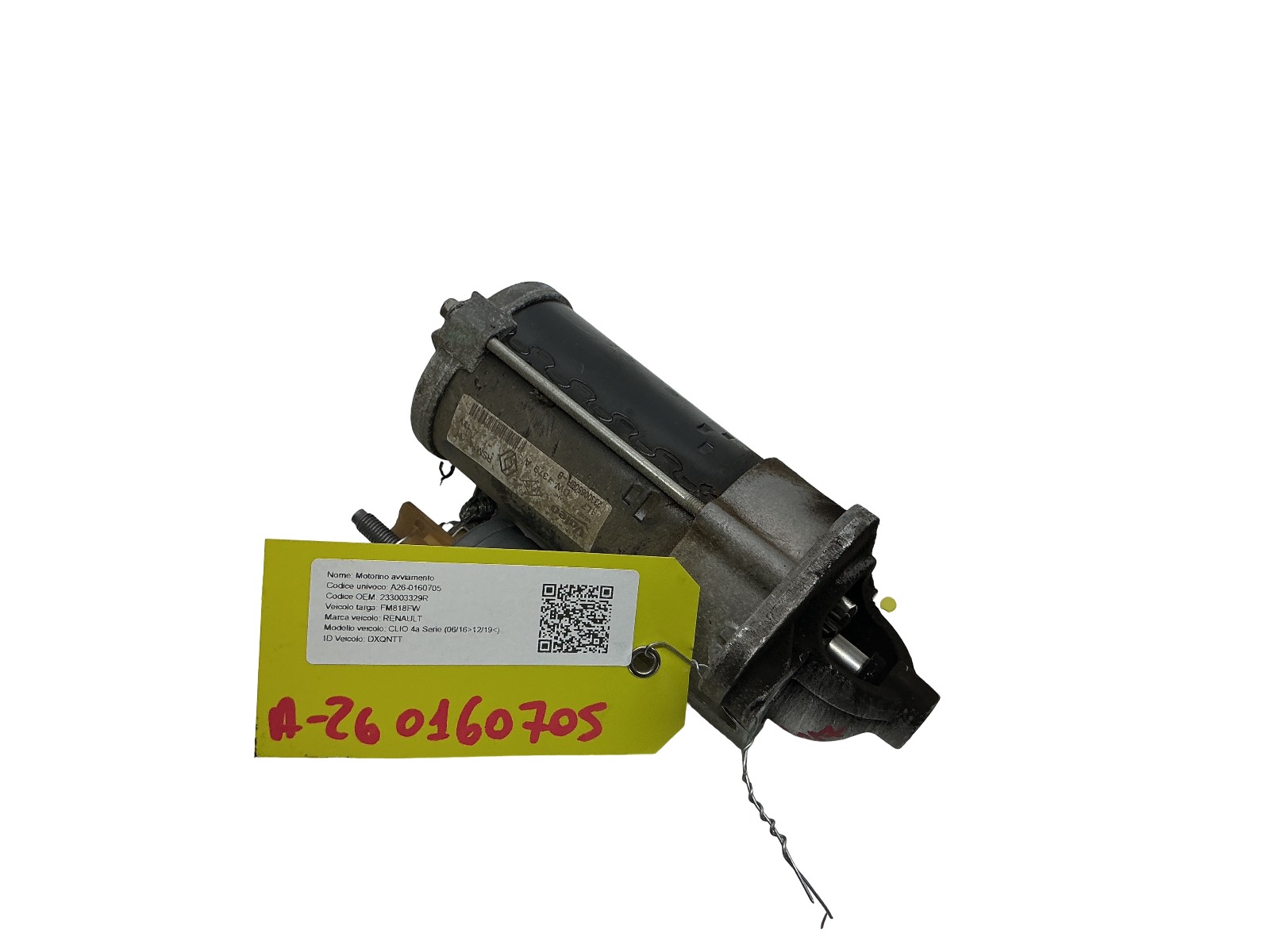 Motorino Avviamento (Valeo) 233003329R RSM14-11 Usato