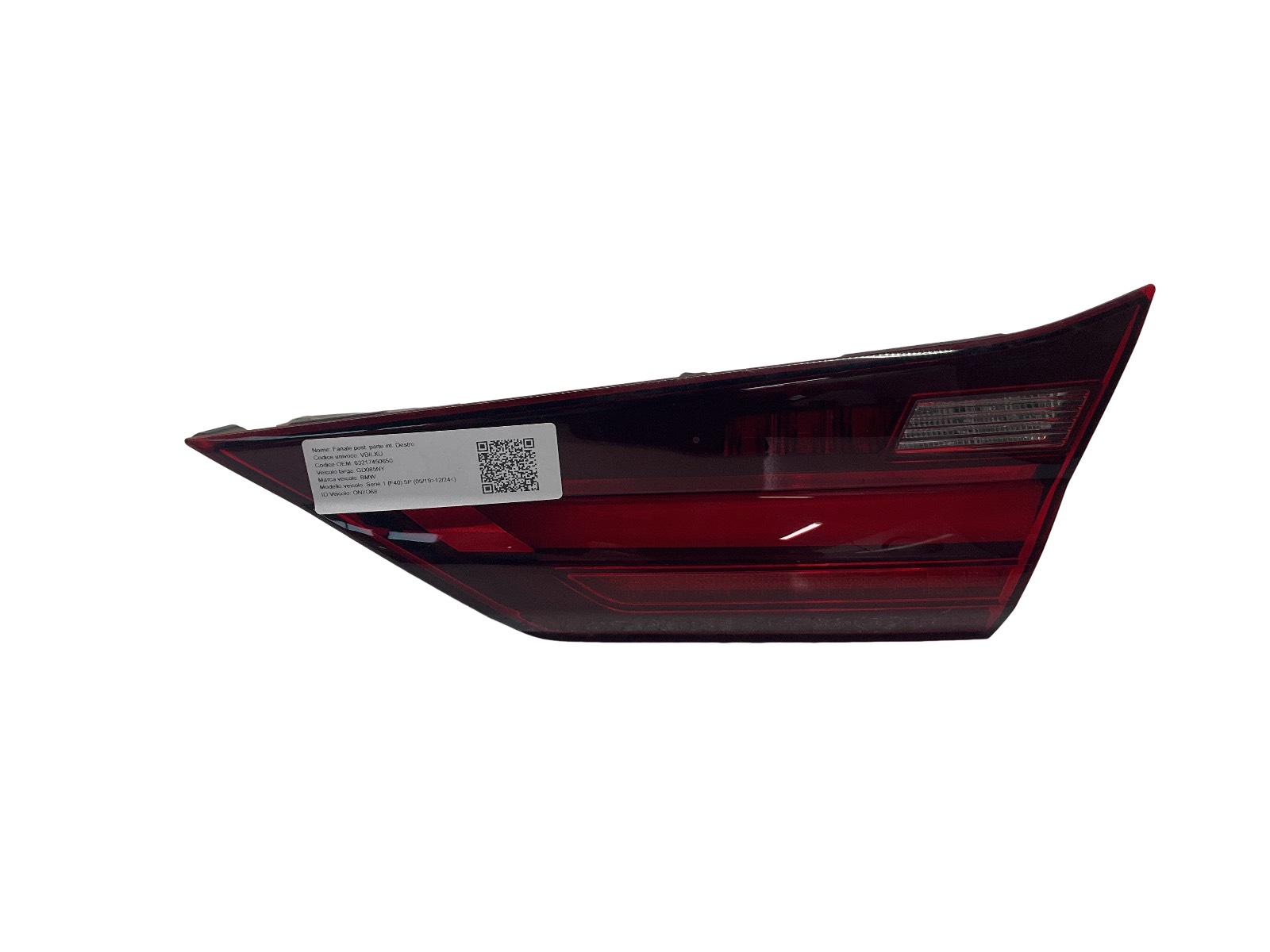 Fanale Post. Parte Int. Destro 63217450650 63217450652 Usato