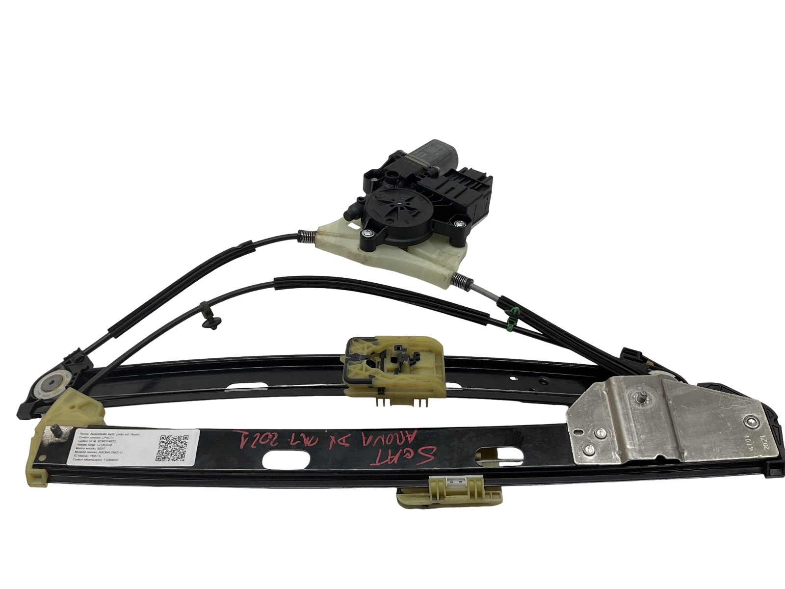 Alzacristallo Elettr. Porta Ant. Destro (Seat) 6F9837462D Usato