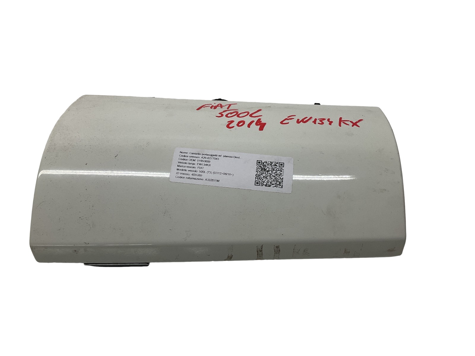 Cassetto Portaoggetti Inf. Plancia Destro (Fiat) 51953009 51953009 Usato