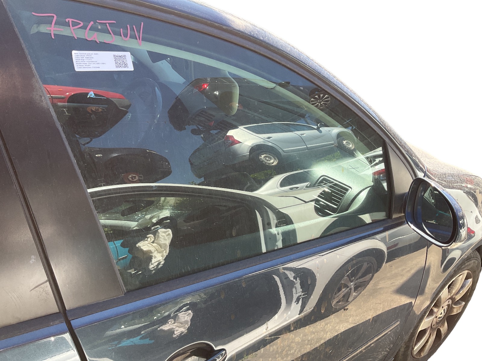 Scendente Porta Ant. Destro (Volkswagen) 1K4845202B 1K4845202C Usato