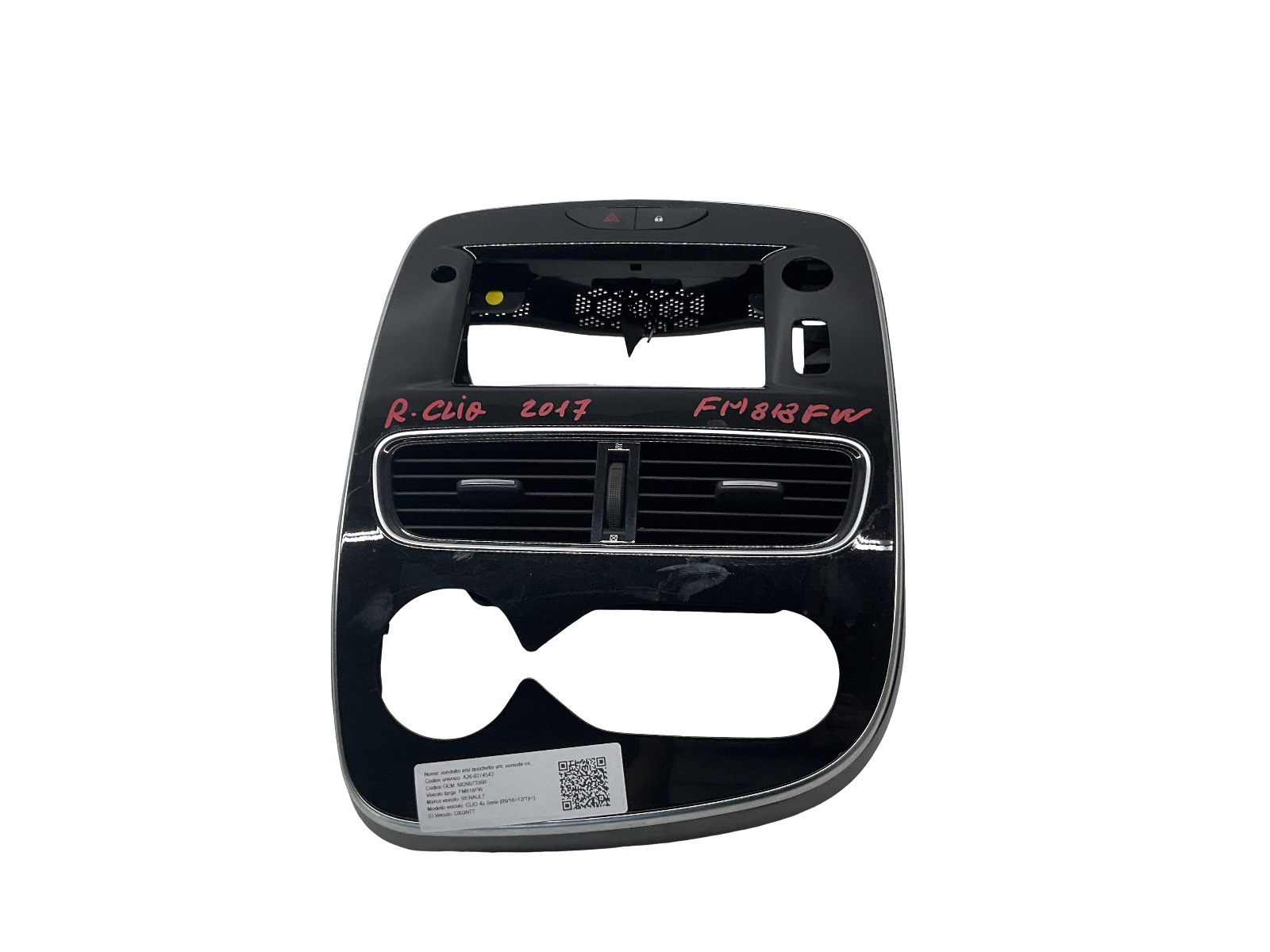 Condotto Aria Bocchette Ant, Console Centr. 682607336R 682607336R Usato