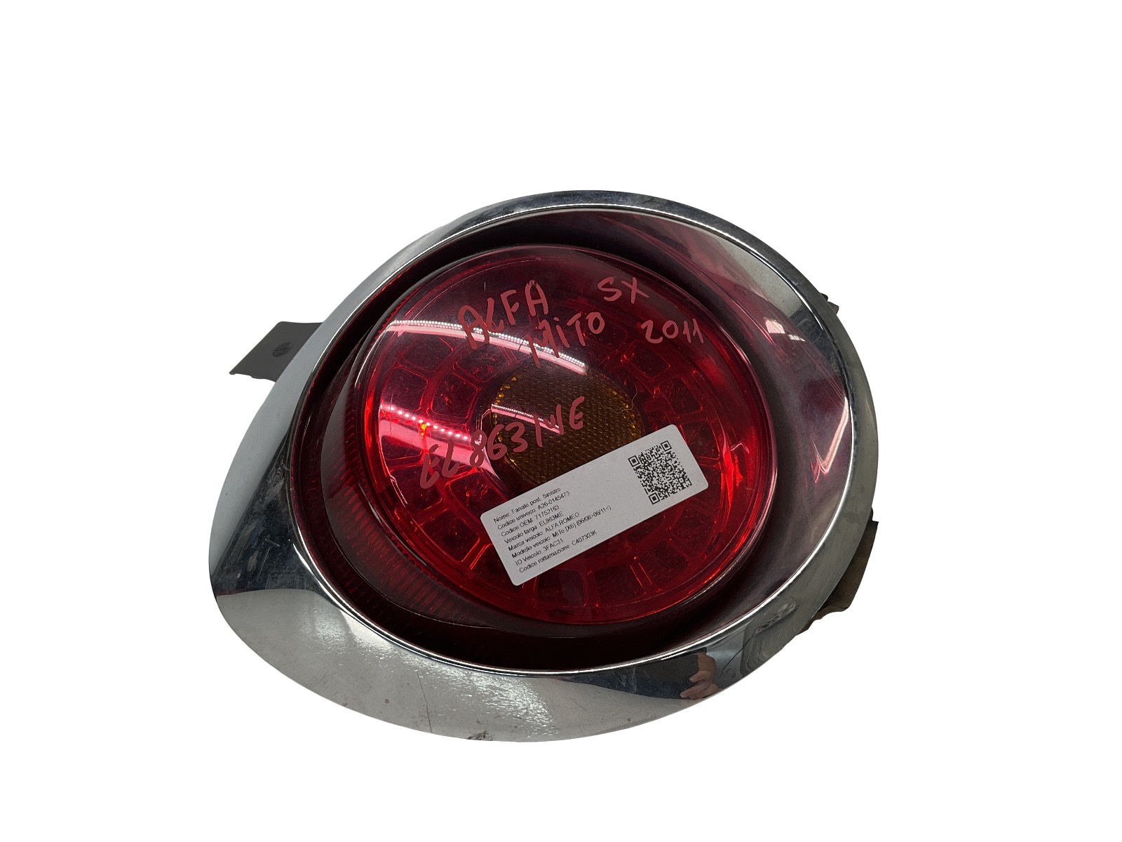 Fanale Post. Sinistro (Alfa Romeo) 71752163 21.56.01.03 Usato