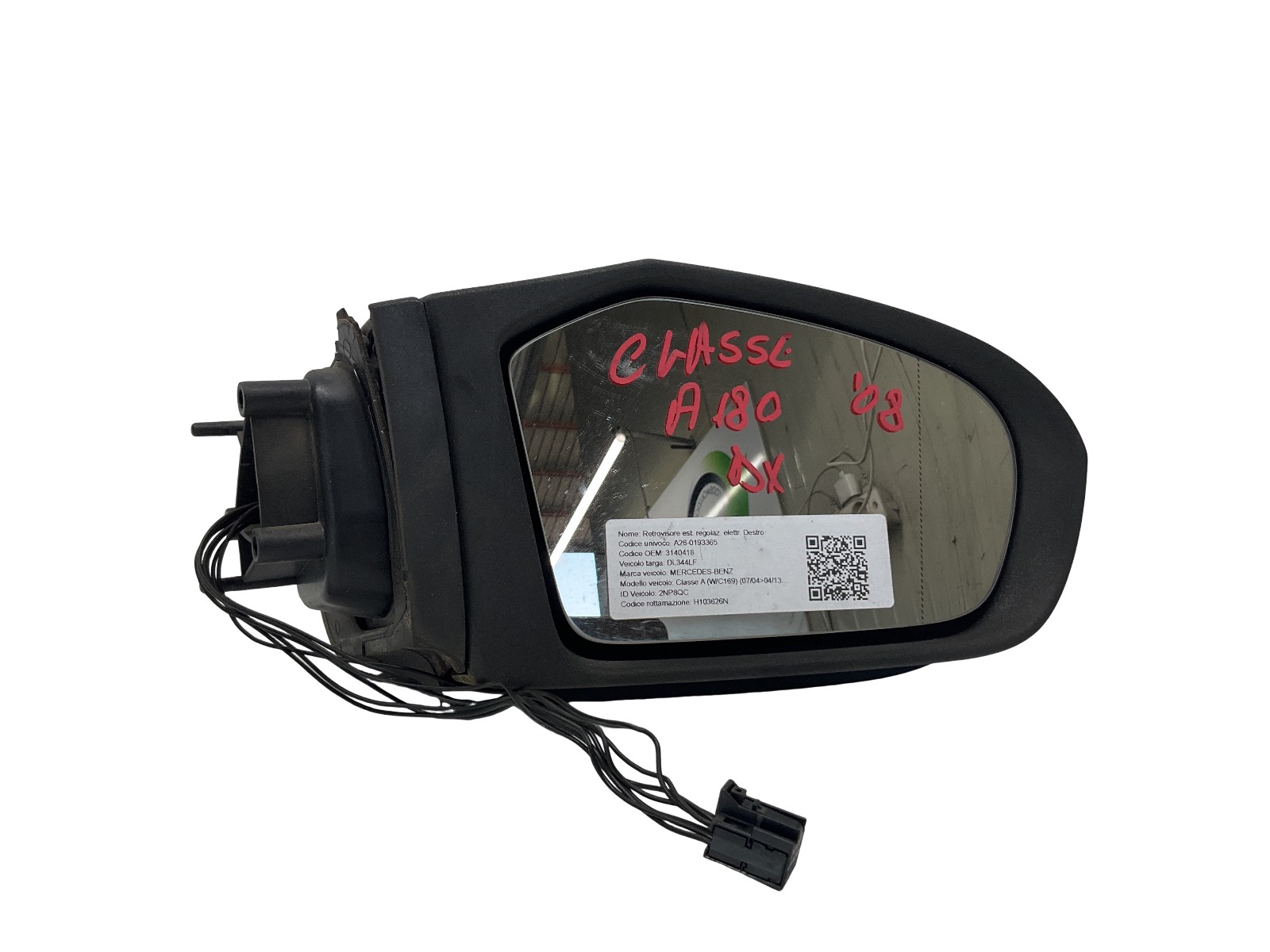 Retrovisore Est. Regolaz. Elettr. Destro 3140418 Usato