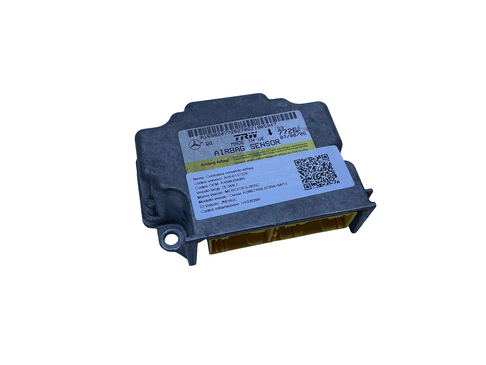 Centralina Comando Airbag (Trw) A1698204085 A1698204185 Usato