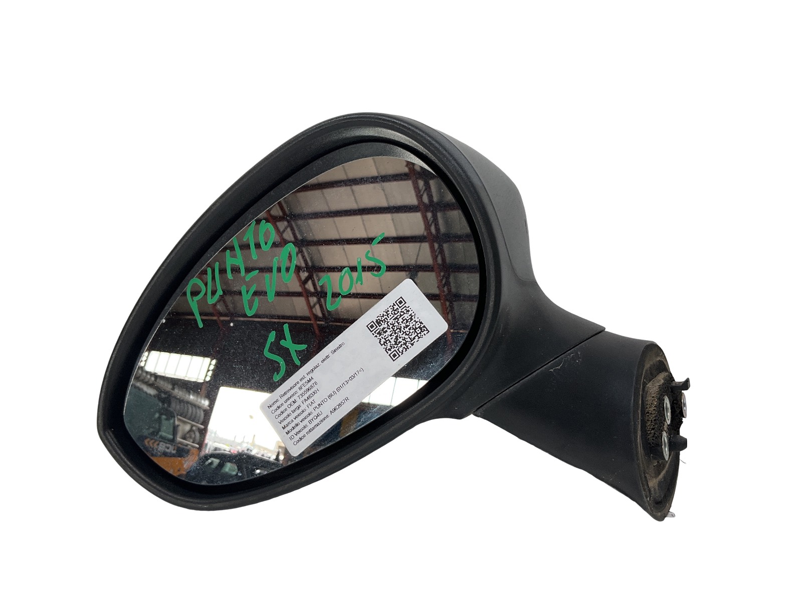 Retrovisore Est. Regolaz. Elettr. Sinistro (Fiat) 735596878 735596879 Usato