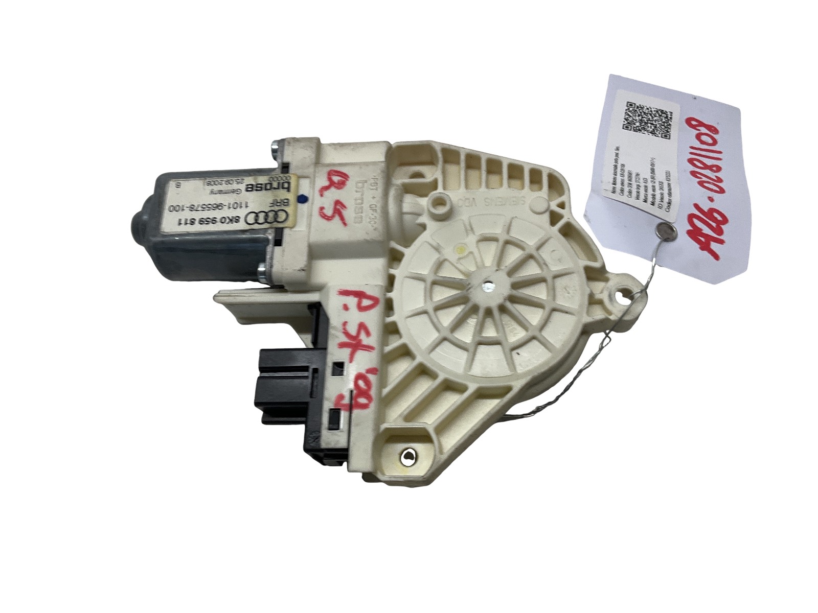 Motorino Alzacristallo Porta Post. Sinistro (Brose) 8K0959811 8K0 959 811 Usato