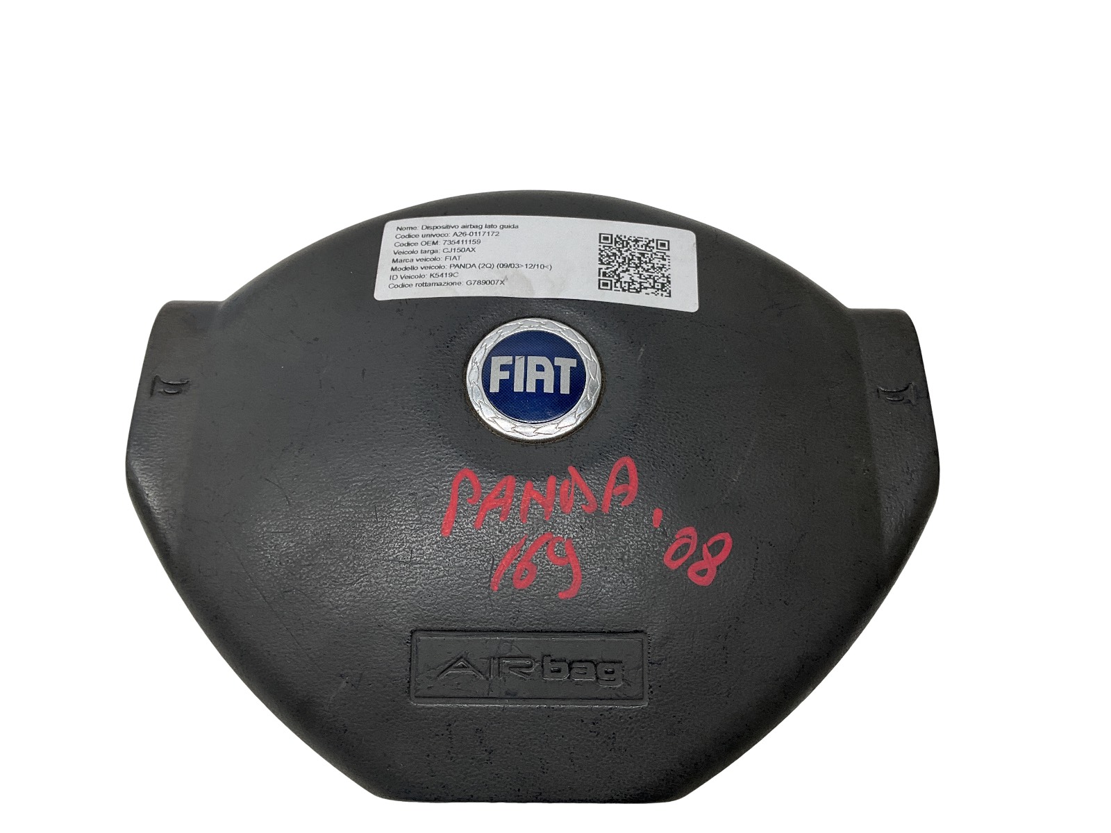 Dispositivo Airbag Lato Guida (Fiat Trw) 735411159 3034 0399 E Usato